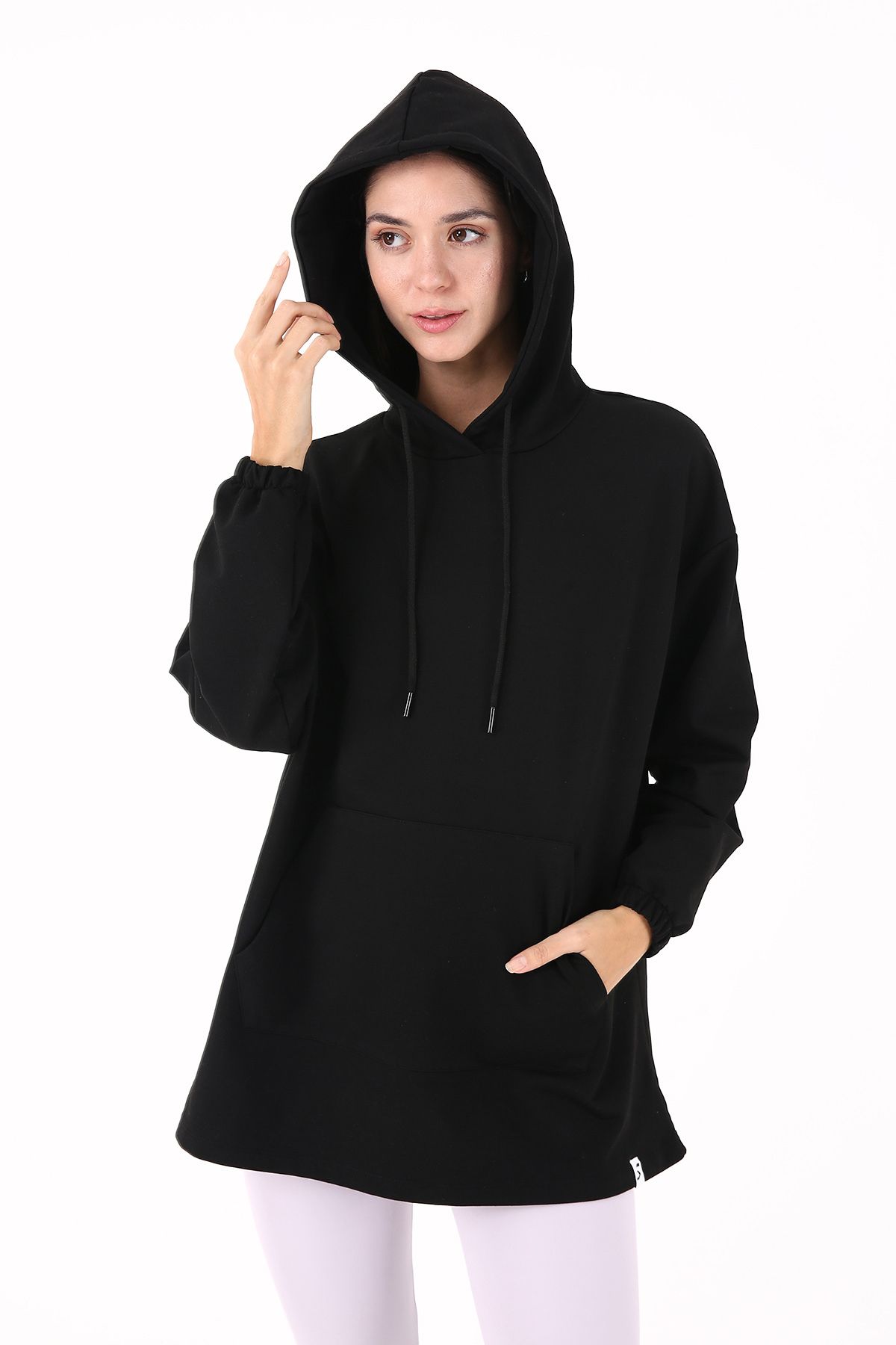 Scorp-Empress Black Women's Hooded Sweatshirt 1