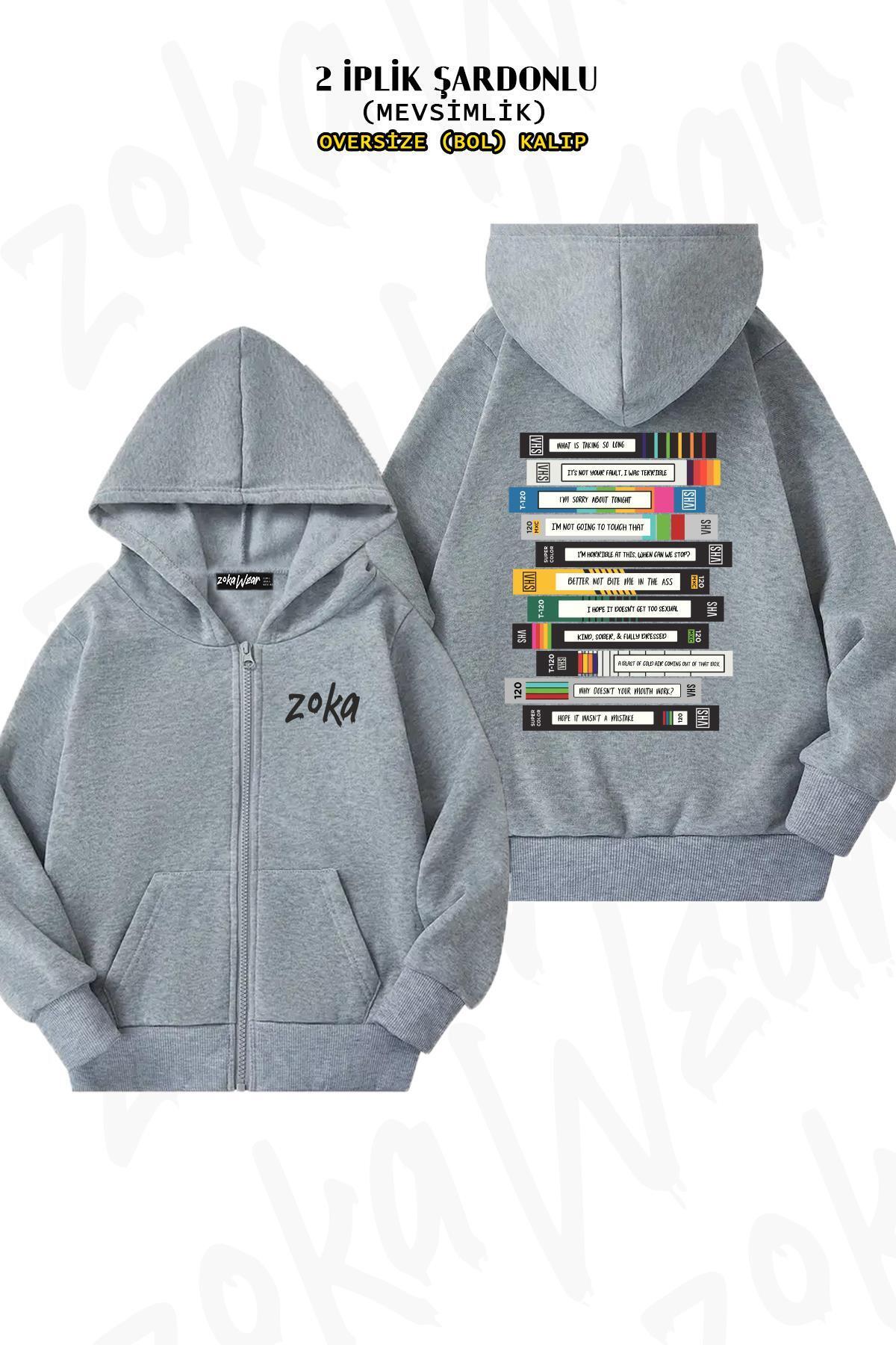 ZOKAWEAR Oversize Brooklyn Nine Nine Sex Tapes Sırt Baskılı