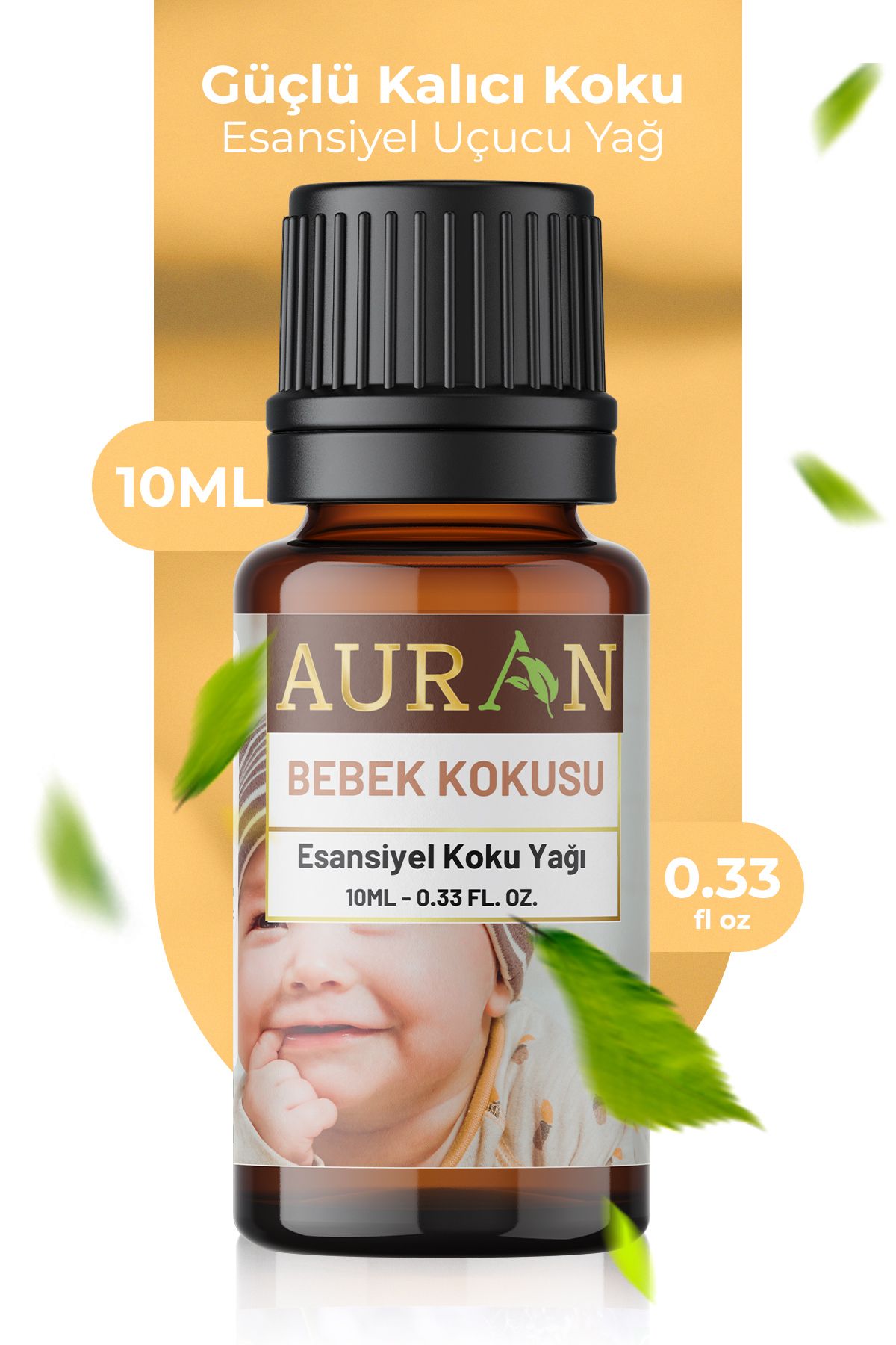 AURAN Bebek Kokusu Esansiyel Uçucu Koku Yağı Buhurdanlık Yağı Difüzör Esansı Hobi Esans Ortam Oda 10ml