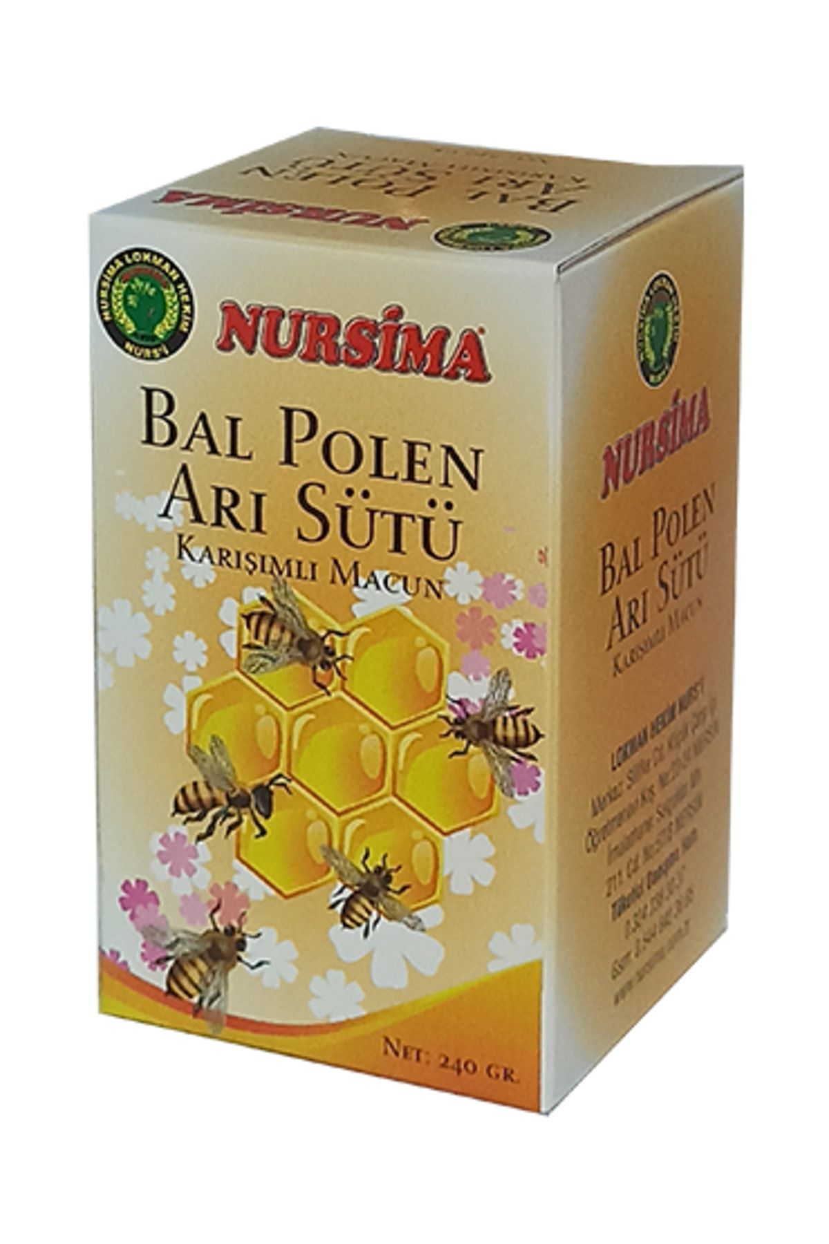 roztomily Bal Polen Arı Sütlü Karışımlı Macun 240 Gr