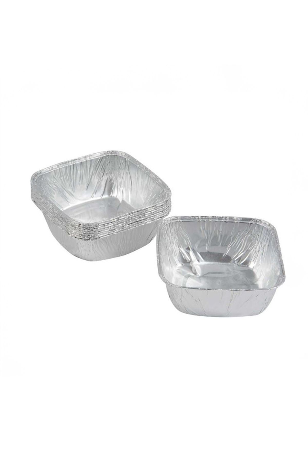 TiriStore-Tiri Store - 100 Pieces Gray Aluminum Rice Pudding Bowl 2