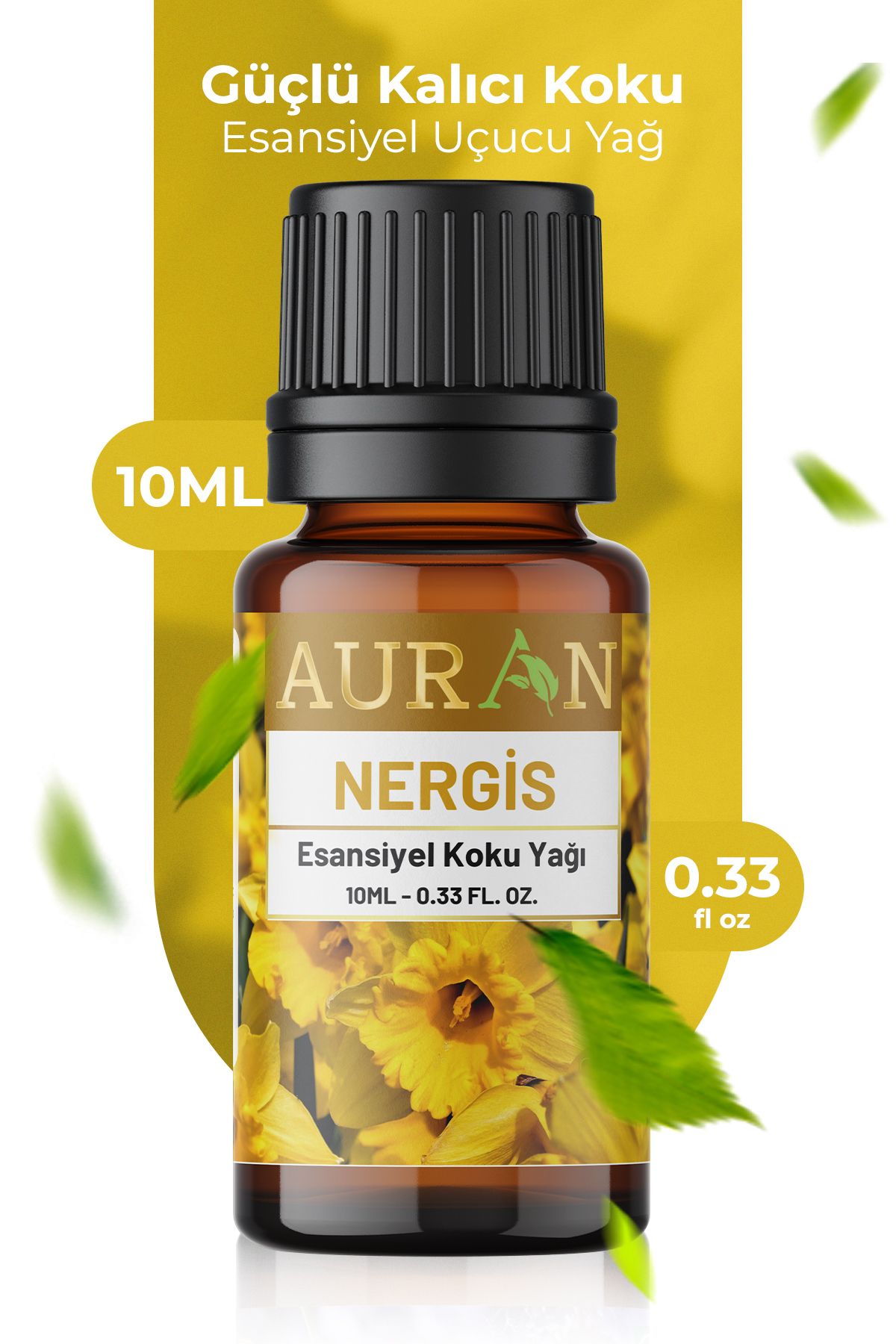 AURAN Nergis Esansiyel Uçucu Koku Yağı Difüzör Esansı Buhurdanlık Yağı Aromaterapi Yağı 10ml