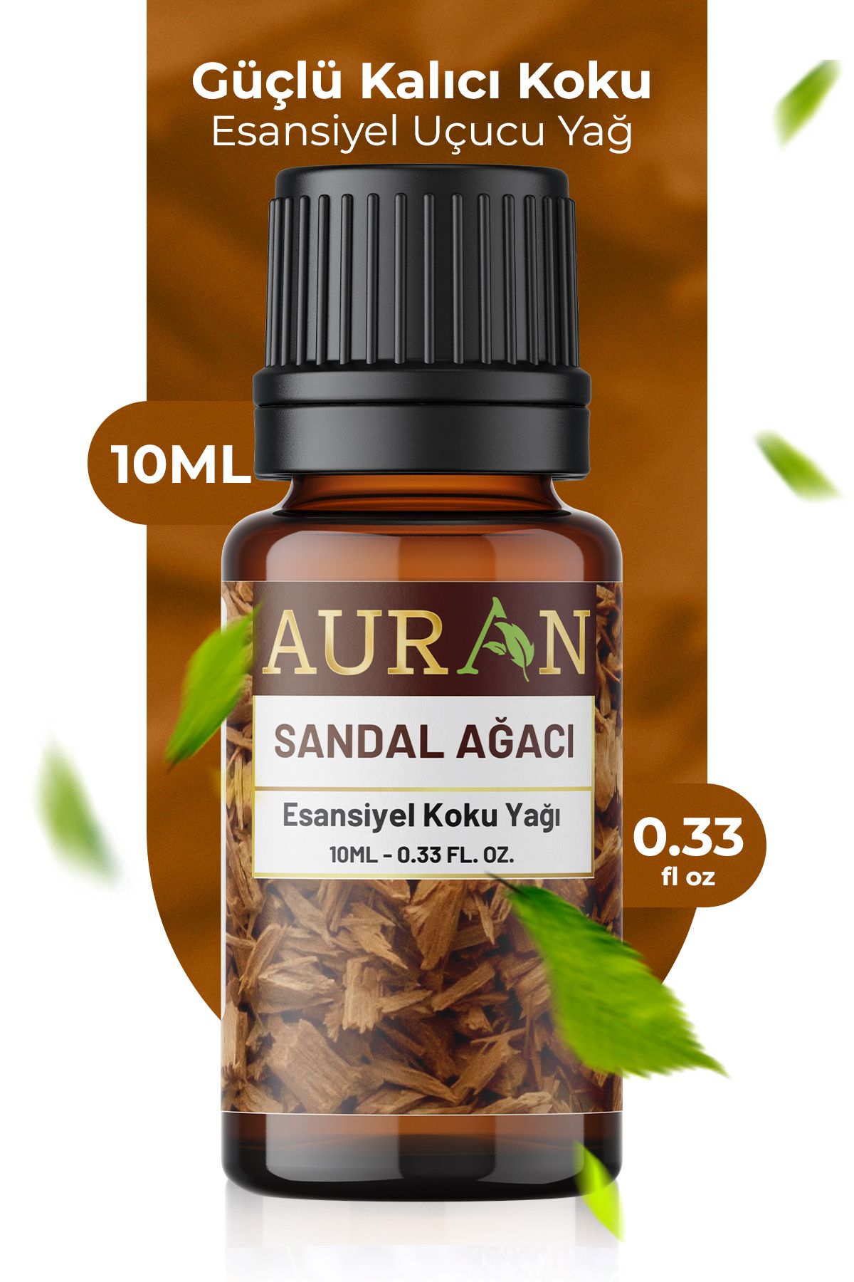 AURAN Sandal Ağacı Esansiyel Uçucu Koku Yağı Difüzör Esansı Buhurdanlık Yağı Aromaterapi Yağı 10ml