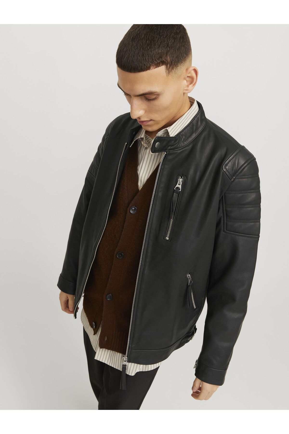 Jack & Jones Premium-Lederjacke Lederjacke 7