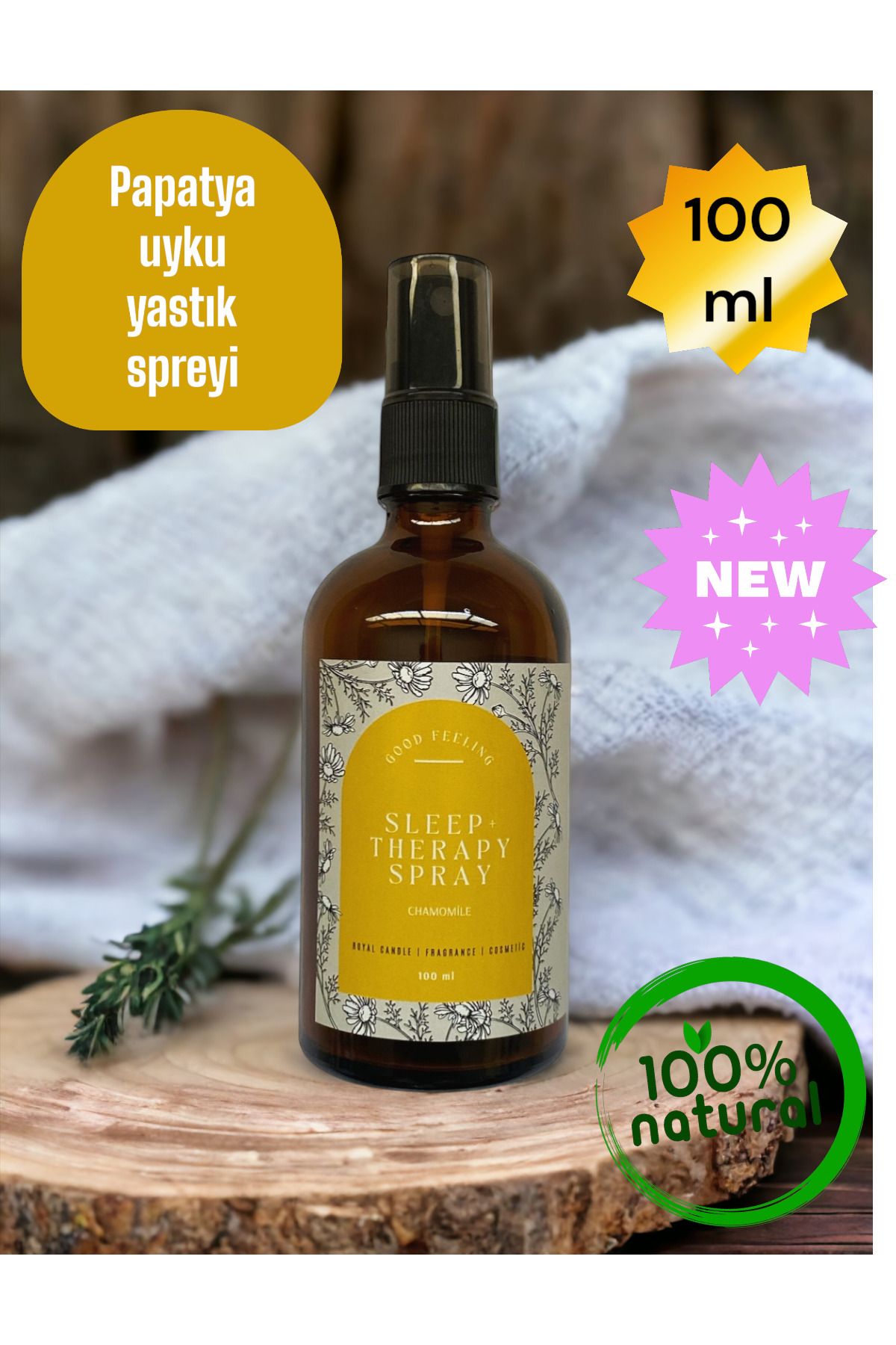 CosmoRoyal ROYAL Papatya Uyku Ve Yastık Spreyi 100ml