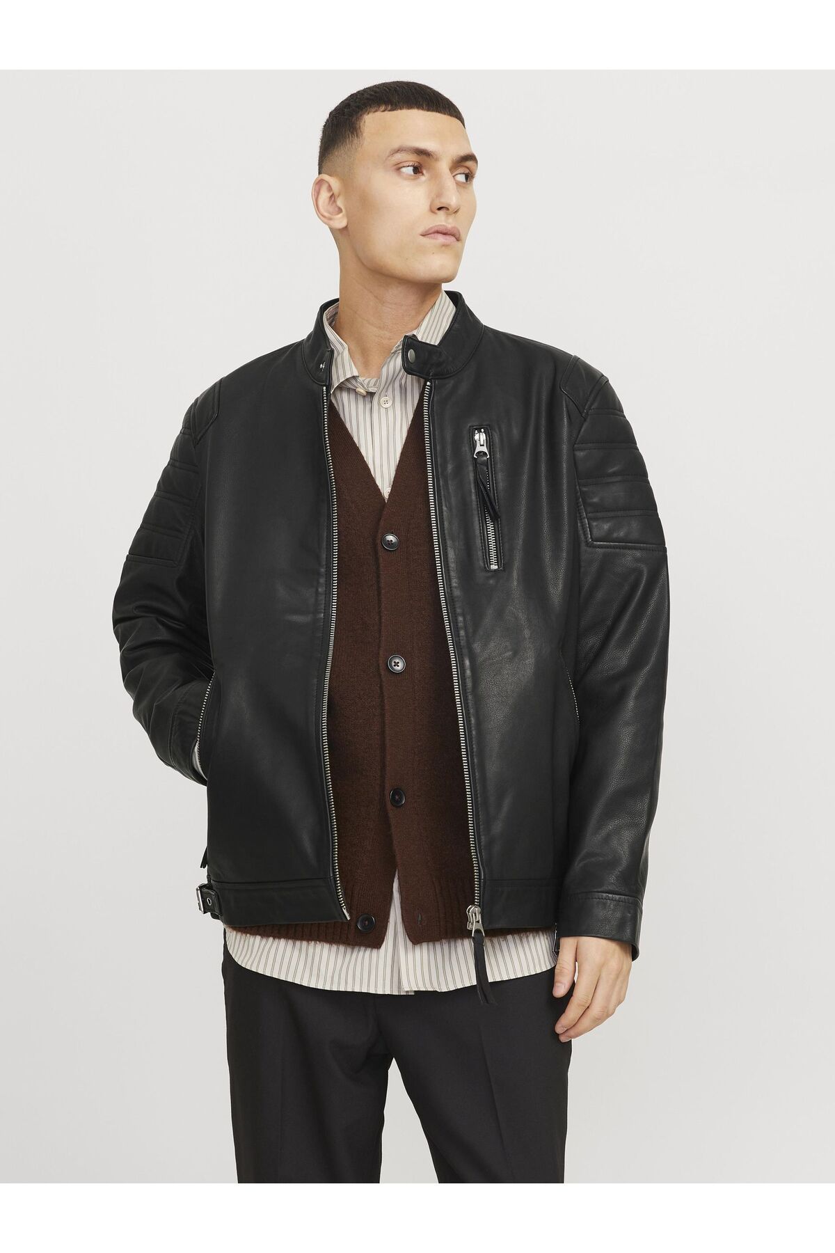Jack & Jones Premium-Lederjacke Lederjacke 1