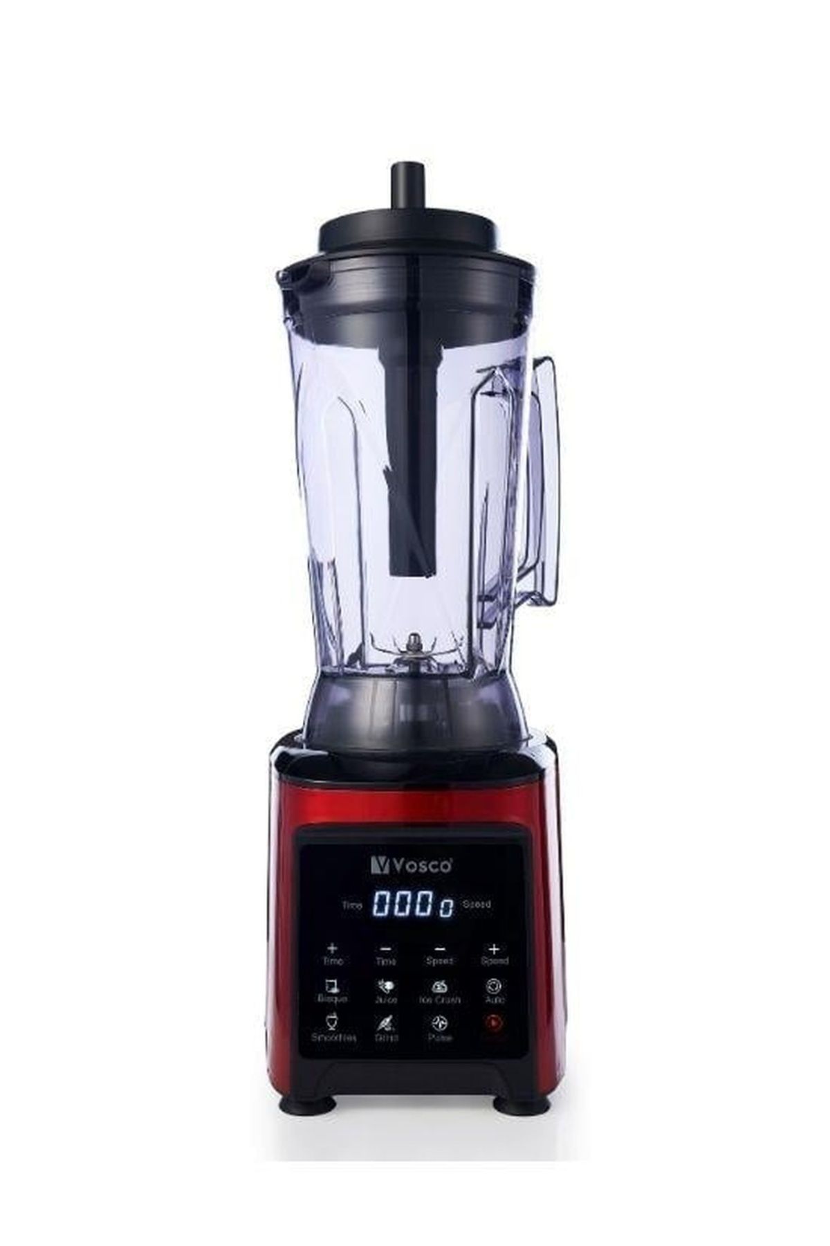 vosco CS-360C Dijital Bar Blender Pro XL (8 Bıçak) Kırmızı