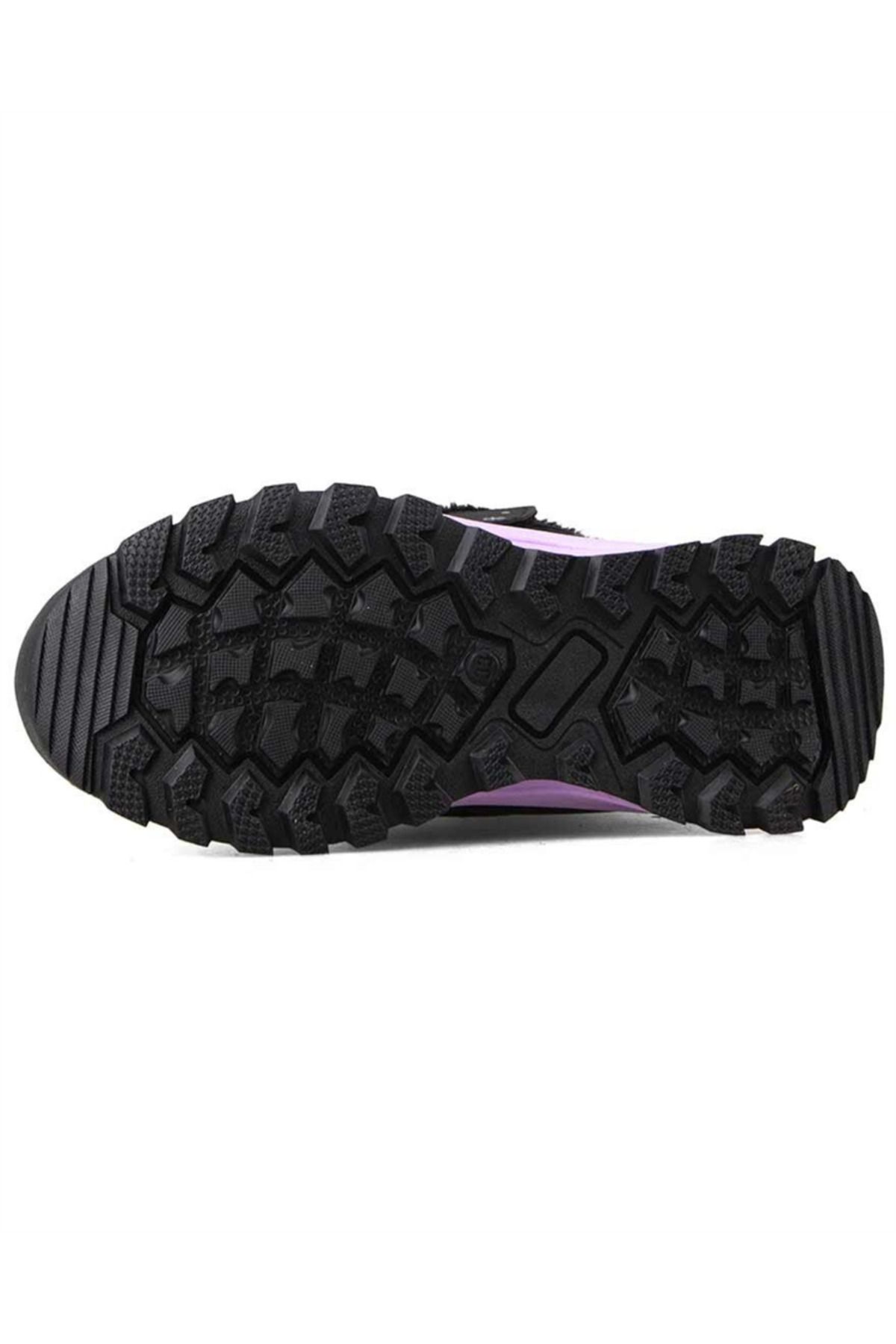N Drops-N'Drops Kids (26-30) Μαύρες-Λιλά Μπότες Χιονιού 4