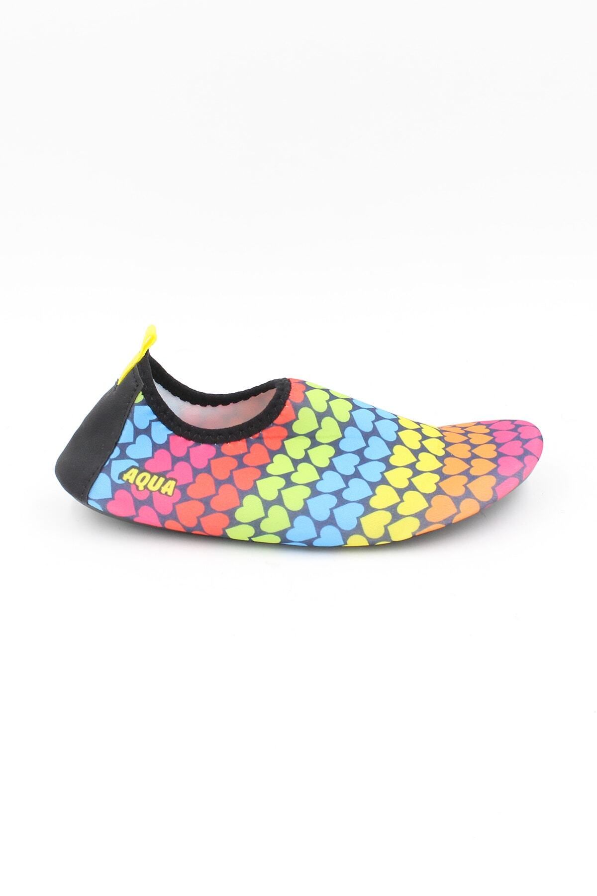 Chantaky-094 751 Colorful Heart Patterned Women's Sea Shoes 1