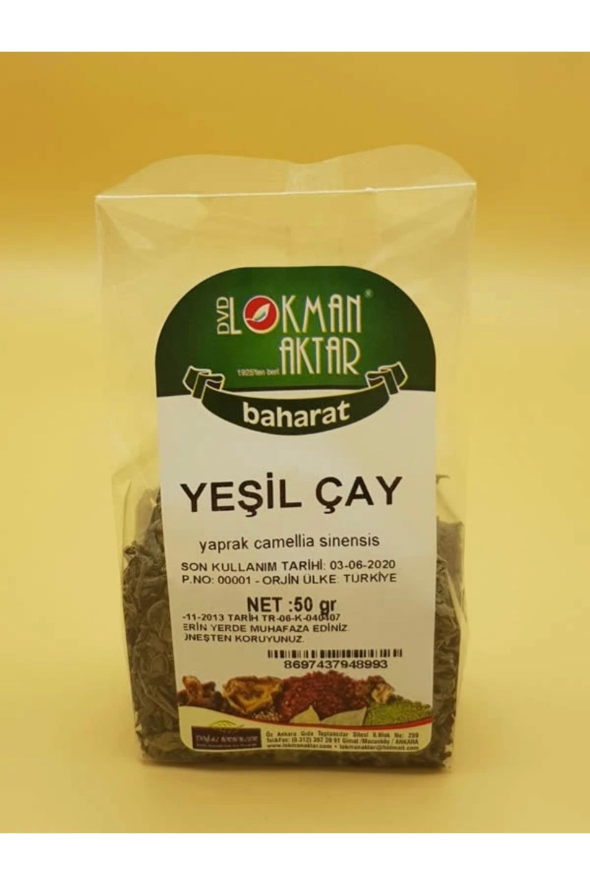 AKSU 50 gr yEşil Çay