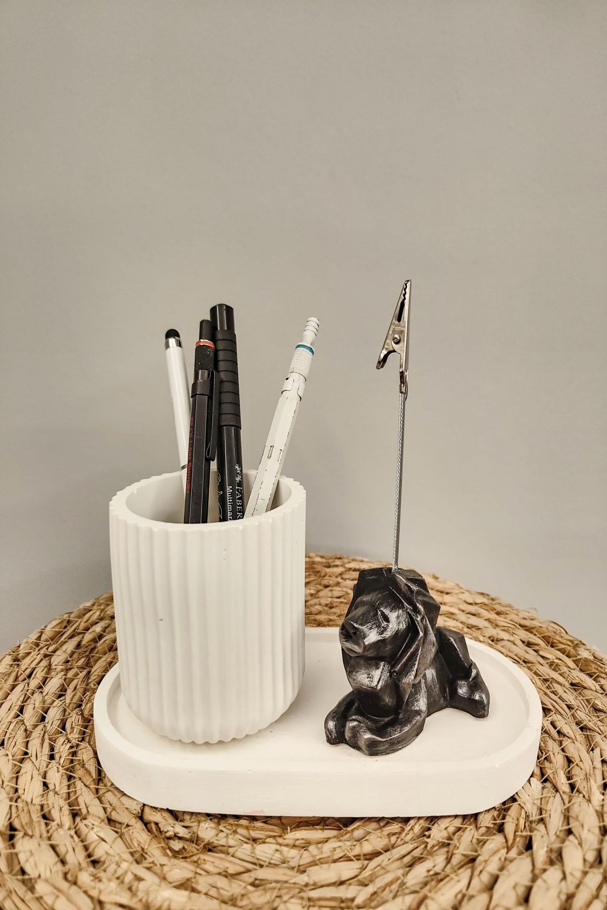 puridadesign Set De 3 Suporturi Decorative Pentru Pix Și Note - One Size