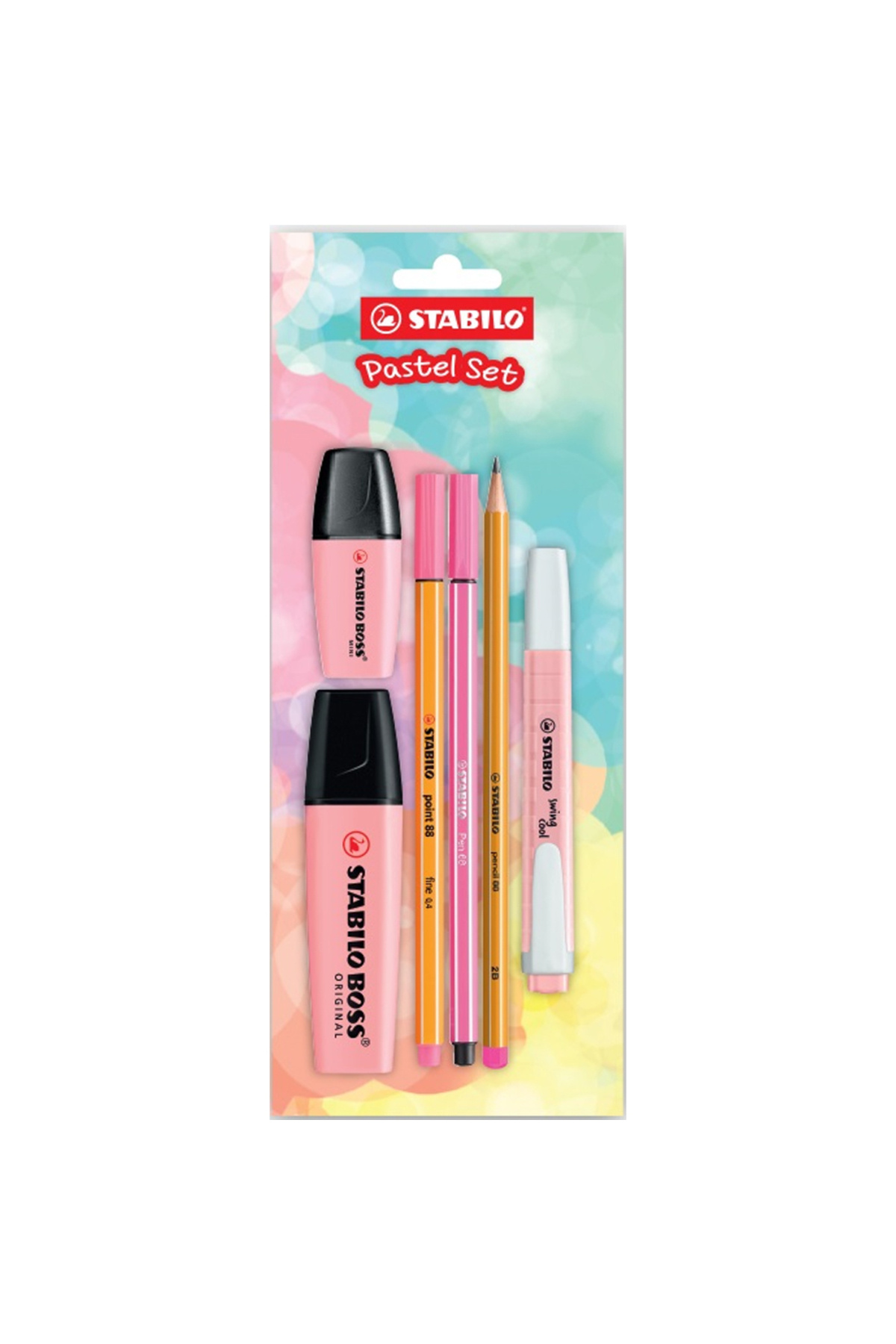 Stabilo Fosforlu Kalem Tek Renk Pastel Set 6 Lı Pembe 70/129-6
