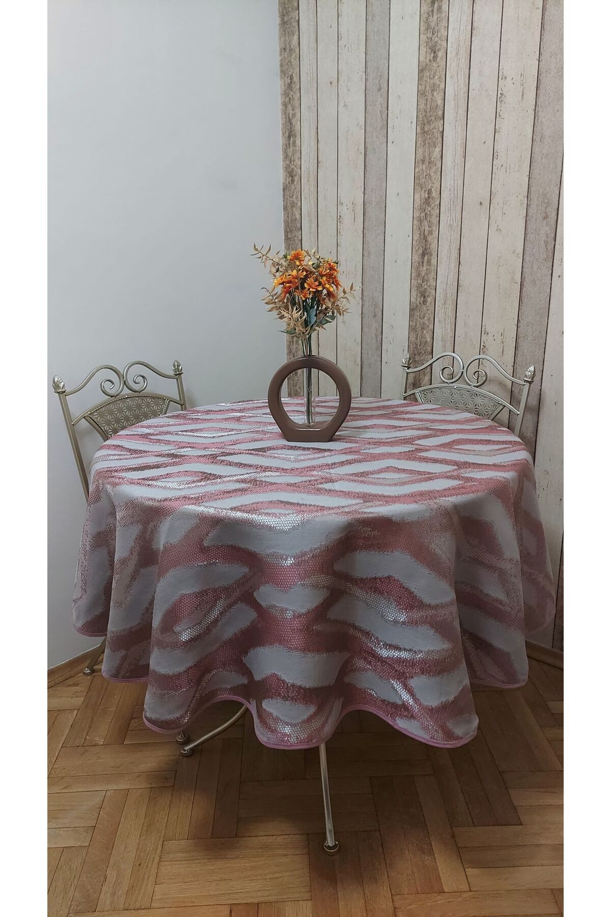 gonk-First Class, Function Fabric, No Leather, Round, Fiscos, Dining Table Cloth 4