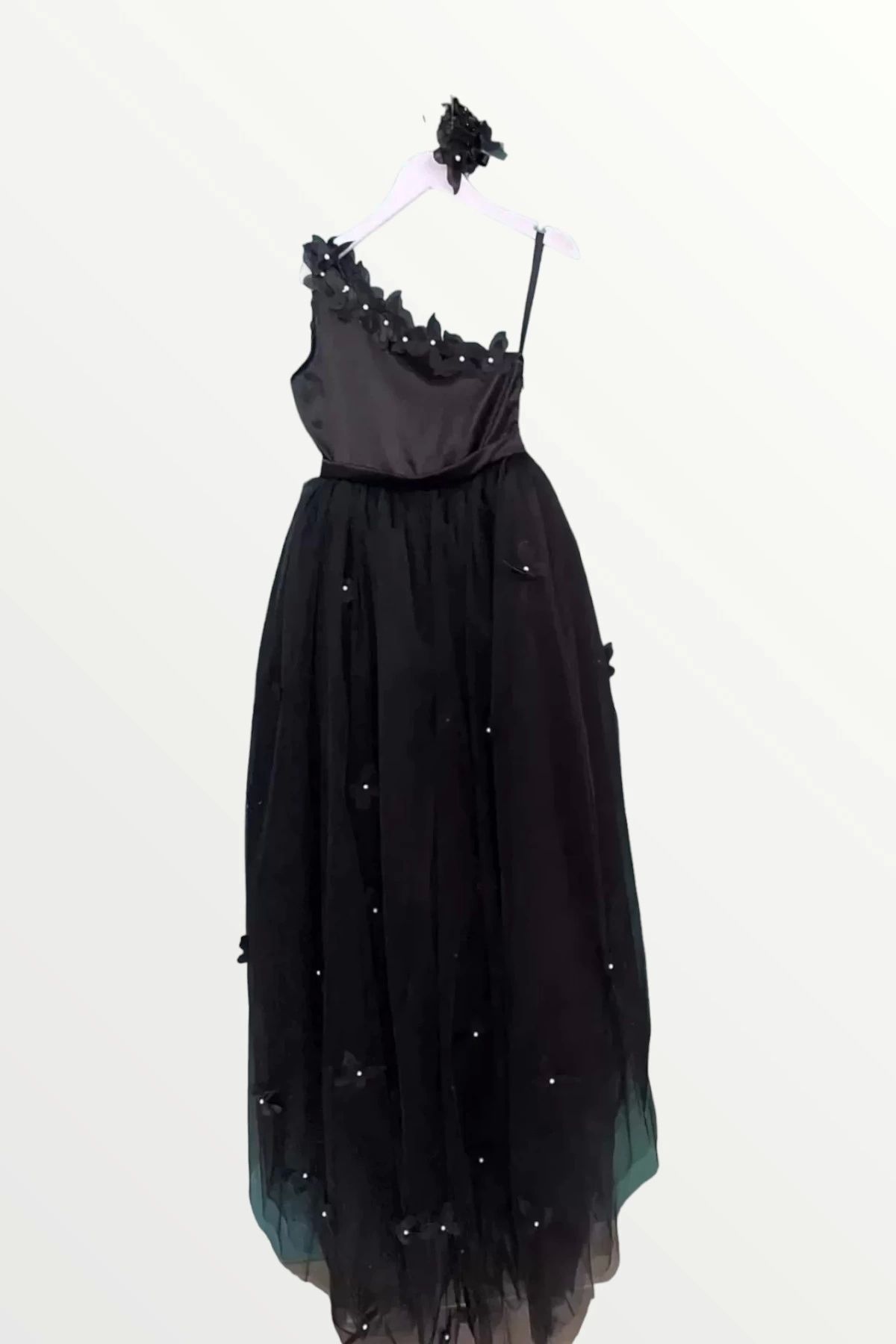 Embe kids-Black loving princesses special design dress with tail 5