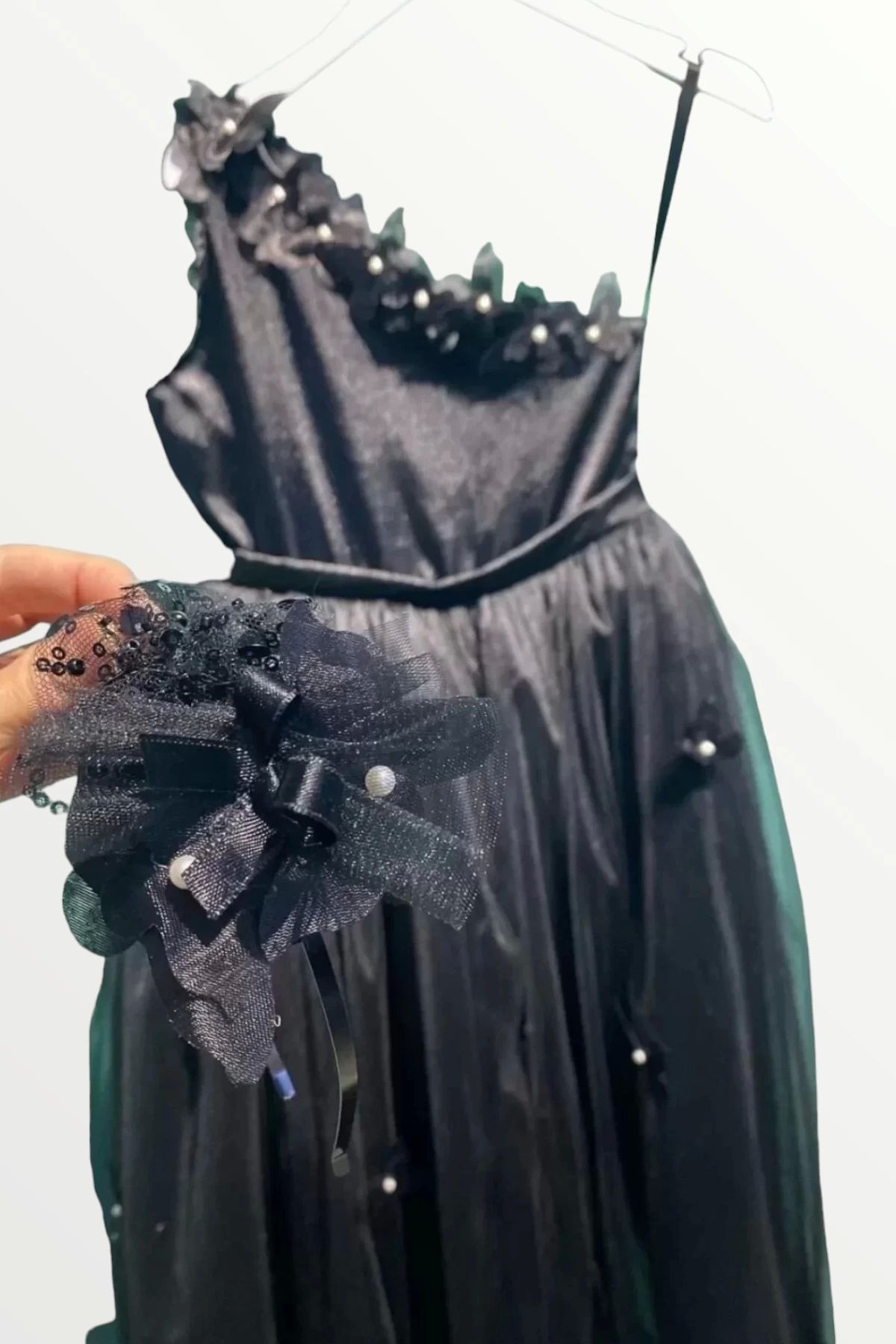 Embe kids-Black loving princesses special design dress with tail 7