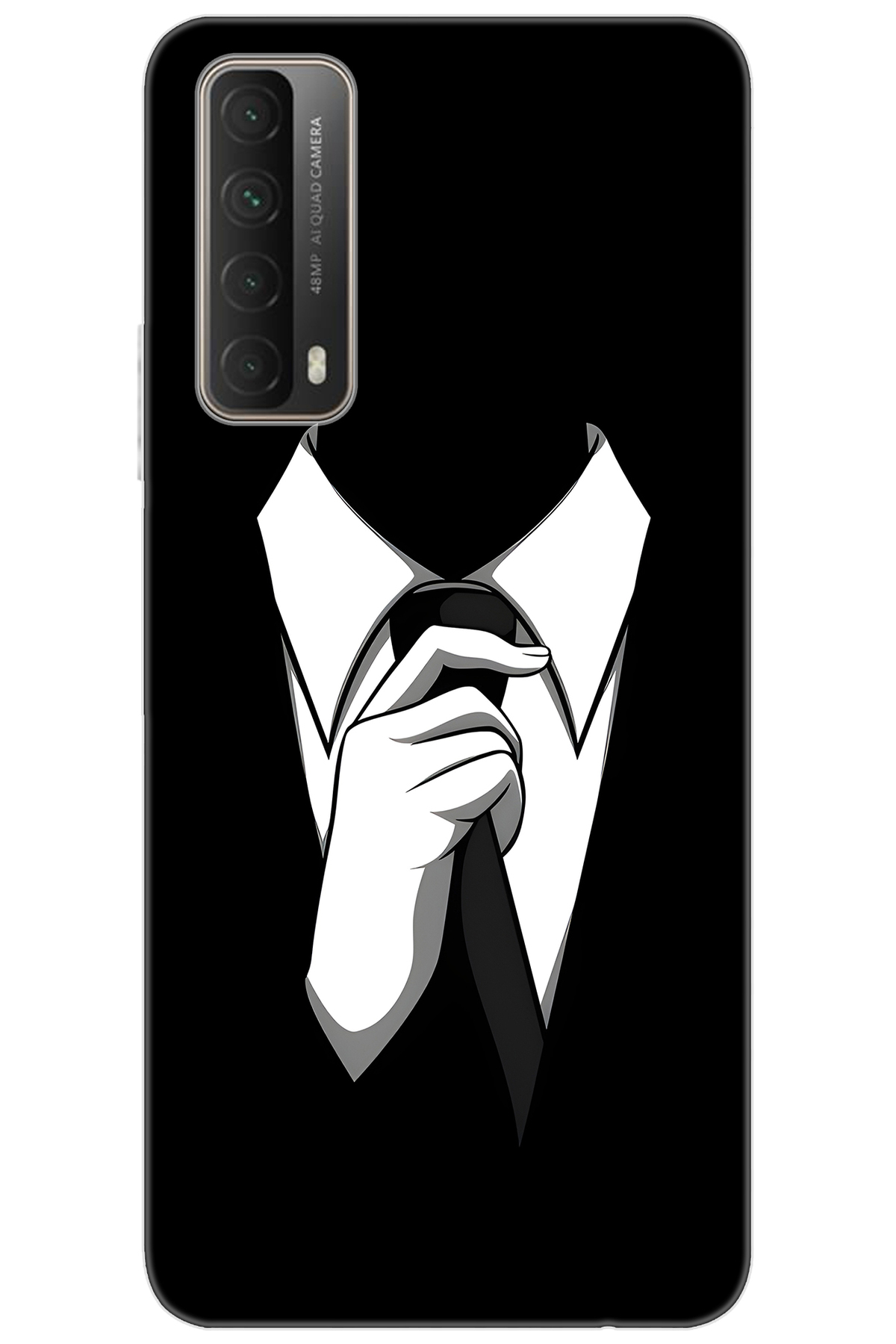Huawei P Smart 2021 (PPA-LX2) Compatible Case Pattern Printed Silicone Mystery Man NGO:611 CP-JLbWM1g