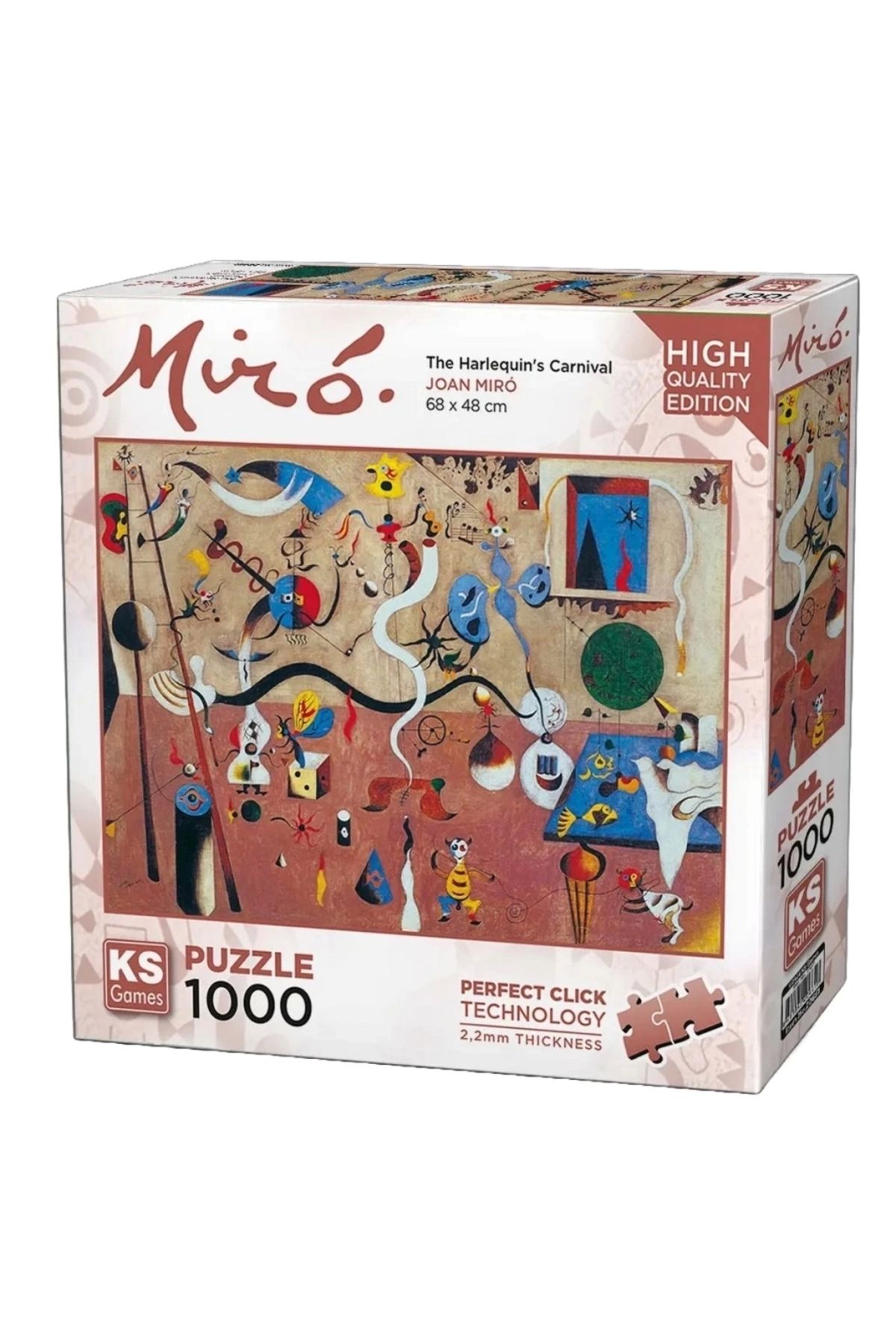 SYNOPE Çocuk KS Games Miró: Carnival of Harlequin Puzzle 1000 Parça 20661