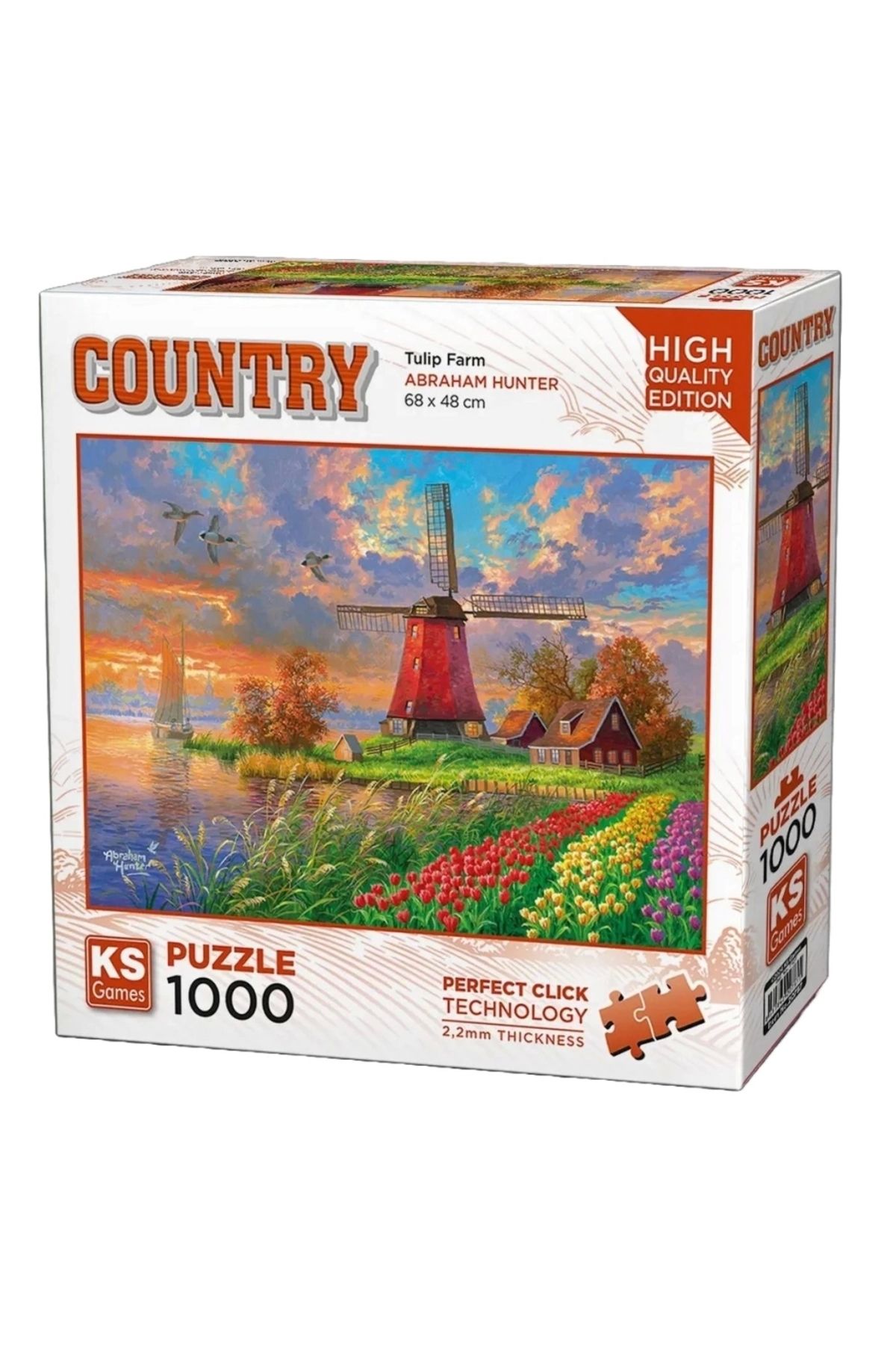 SYNOPE Çocuk KS Games Tulip Farm Puzzle 1000 Parça 20787