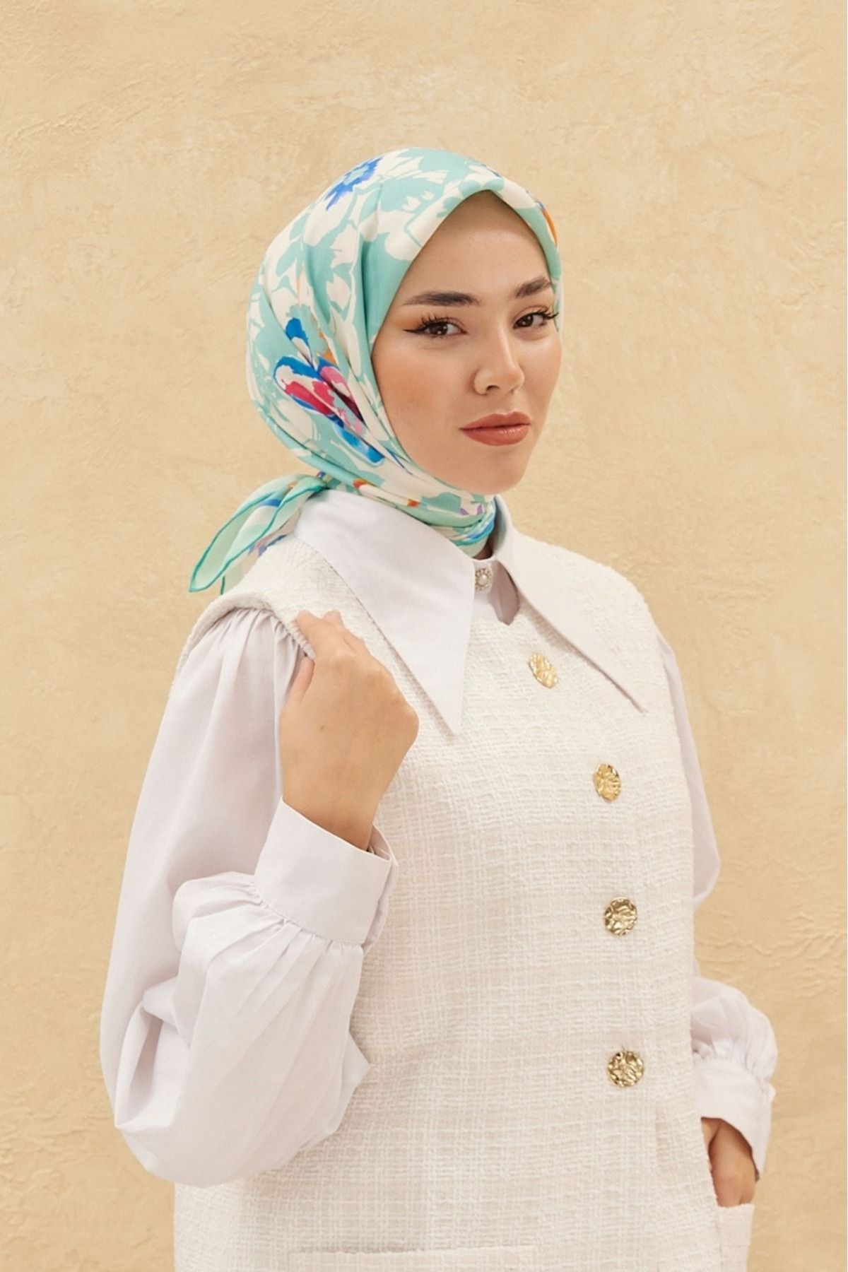 Silk Home-SILK HOME ORGANIC COTTON SILK SCARF 79006-04 3