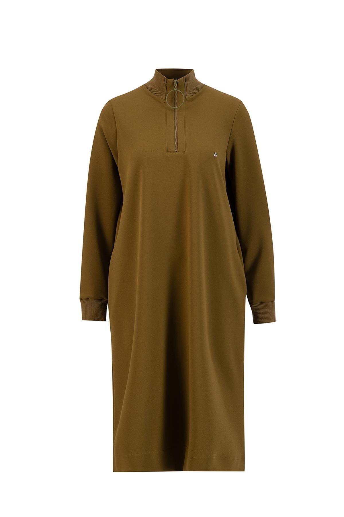 Sweat Tunic Ortd412 Oil Green Armine