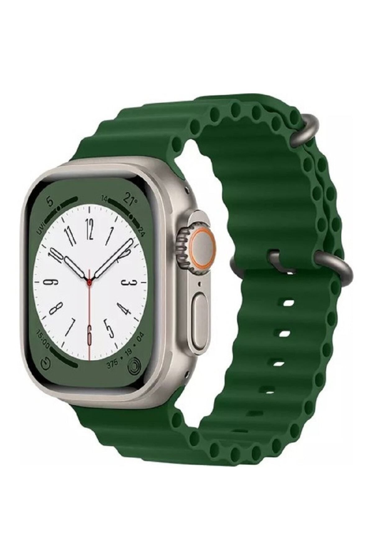 PSGT Apple Watch Uyumlu 42/44/45/49mm Seri 1/2/3/4/5/6/se/7/8/9 Ve 46mm Seri 10 Kordon Loop Ocean 42