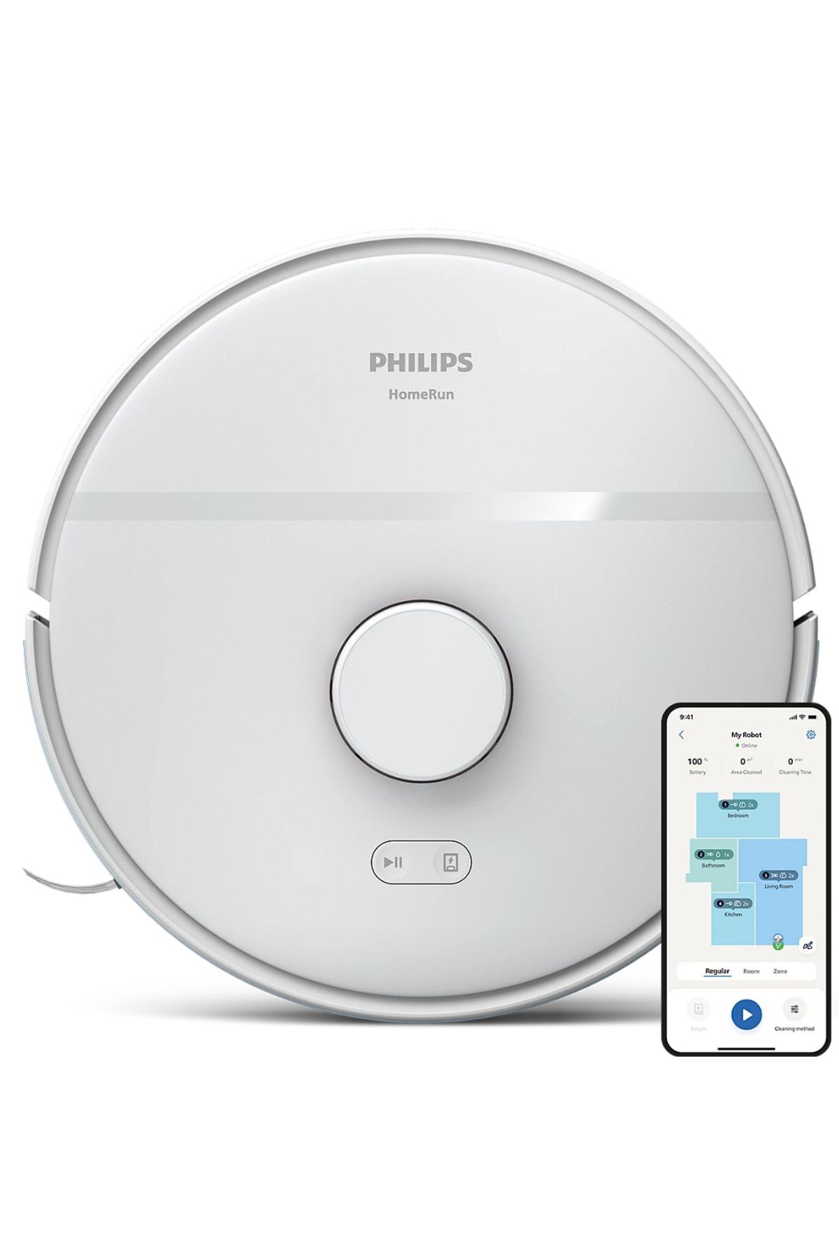 Philips Vacuum 2700 Pa, 130 dk, Haritalama, Wifi Robot Süpürge