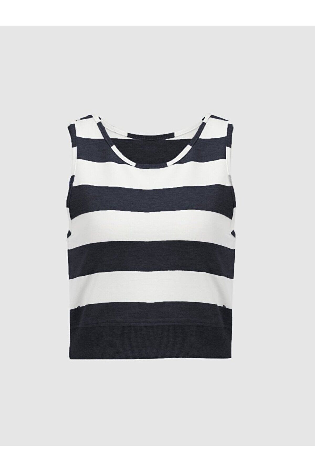 Ltb-Striped Navy Blue Tank Top 1