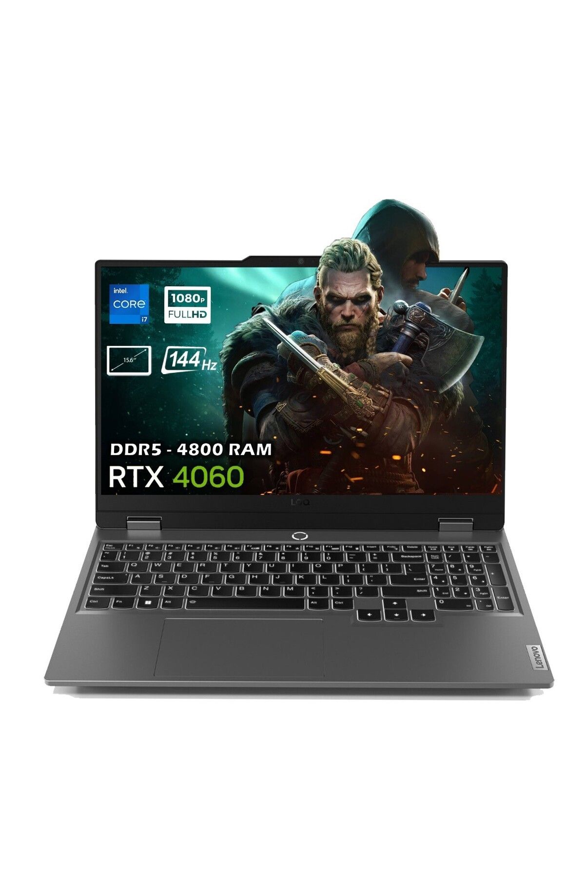 LOQ i7-1360HX 16GB DDR5 1TB SSD RTX4060 8GB 15.6 inç 144Hz Full HD FreeDos 83DV00HTTRP2