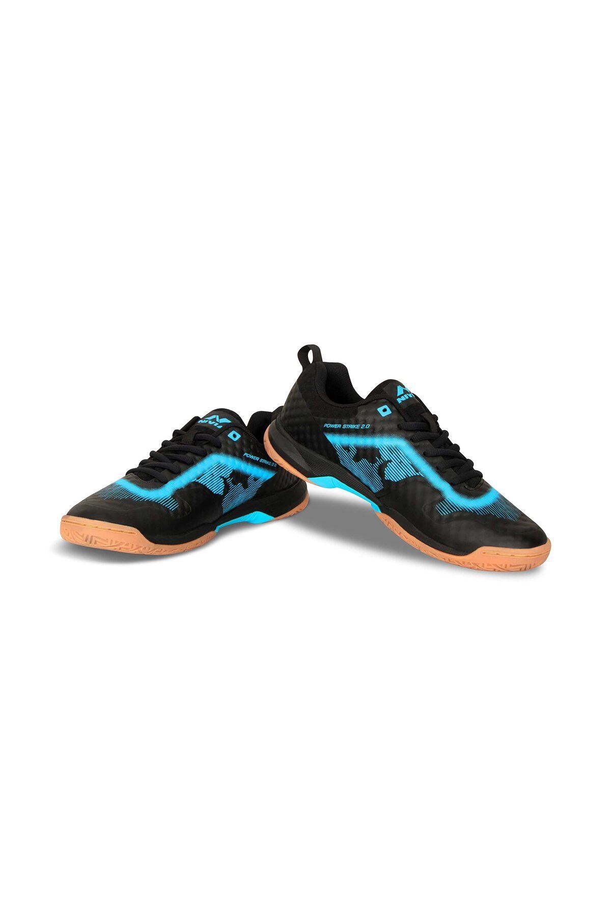 Nivia-Powerstrike 2.0 Badminton Shoes | Black | 5 Uk/6 Us/39 Eu | Non-marking Round Sole 2