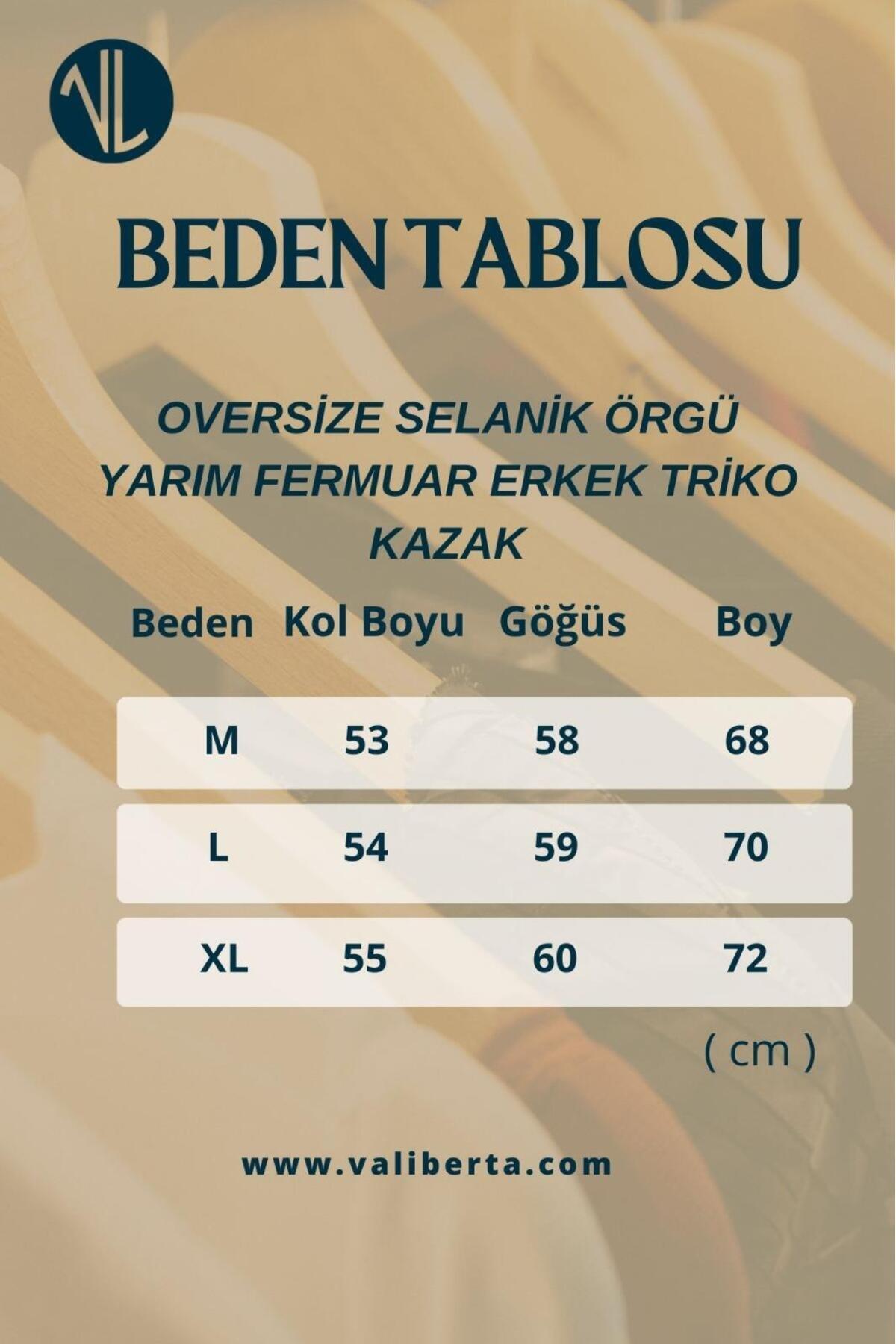 Valiberta-سترة تريكو رجالية محبوكة بنصف سحاب من Thessaloniki كبيرة الحجم - أخضر 6