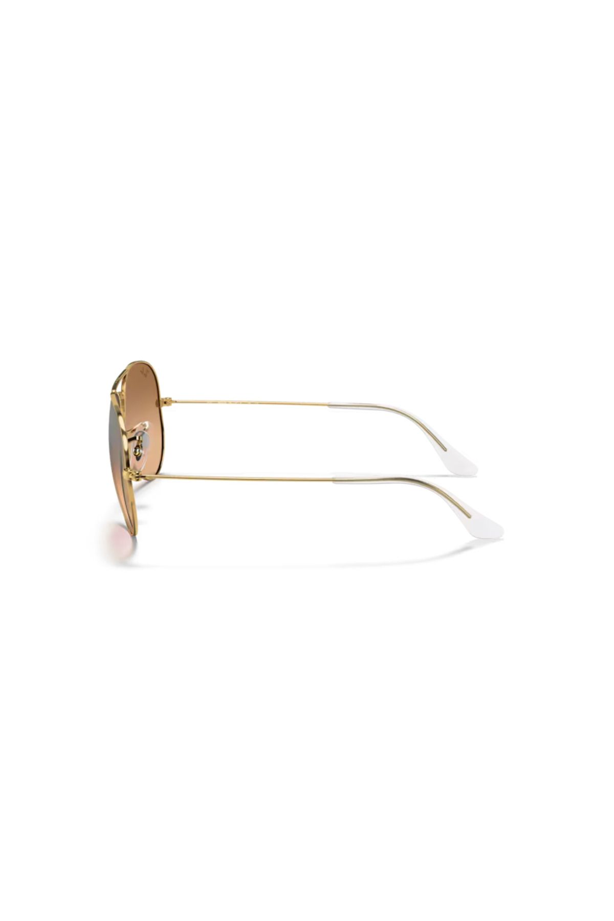 Ray-Ban-Ray Ban Unisex Pilot Aviator Large Metal Sunglasses- Rb 3025 - Lense Size:55mm - Arista 2