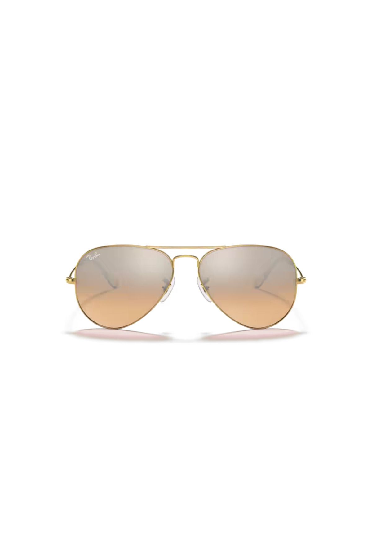 Ray-Ban-Ray Ban Unisex Pilot Aviator Large Metal Sunglasses- Rb 3025 - Lense Size:55mm - Arista 5