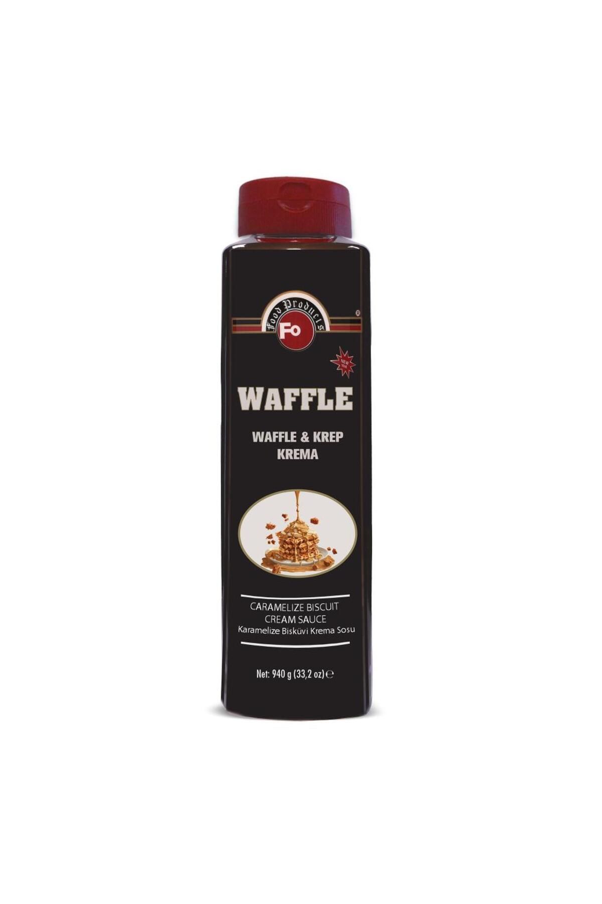 FO Karamelize Bisküvili Waffle ve Krep için Krema Sosu