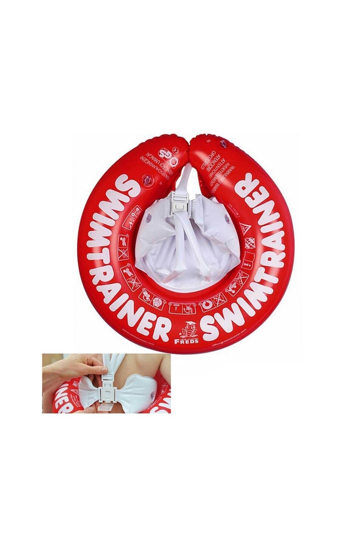 arsmoda Yüzme Simidi Red 3 Ay - 4 Yaş Swimtrainer