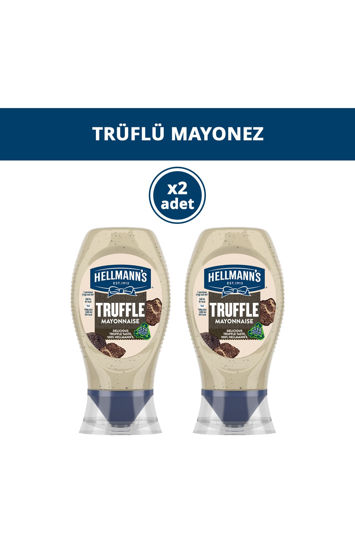 Hellmann's Trüflü Mayonez 235g X2