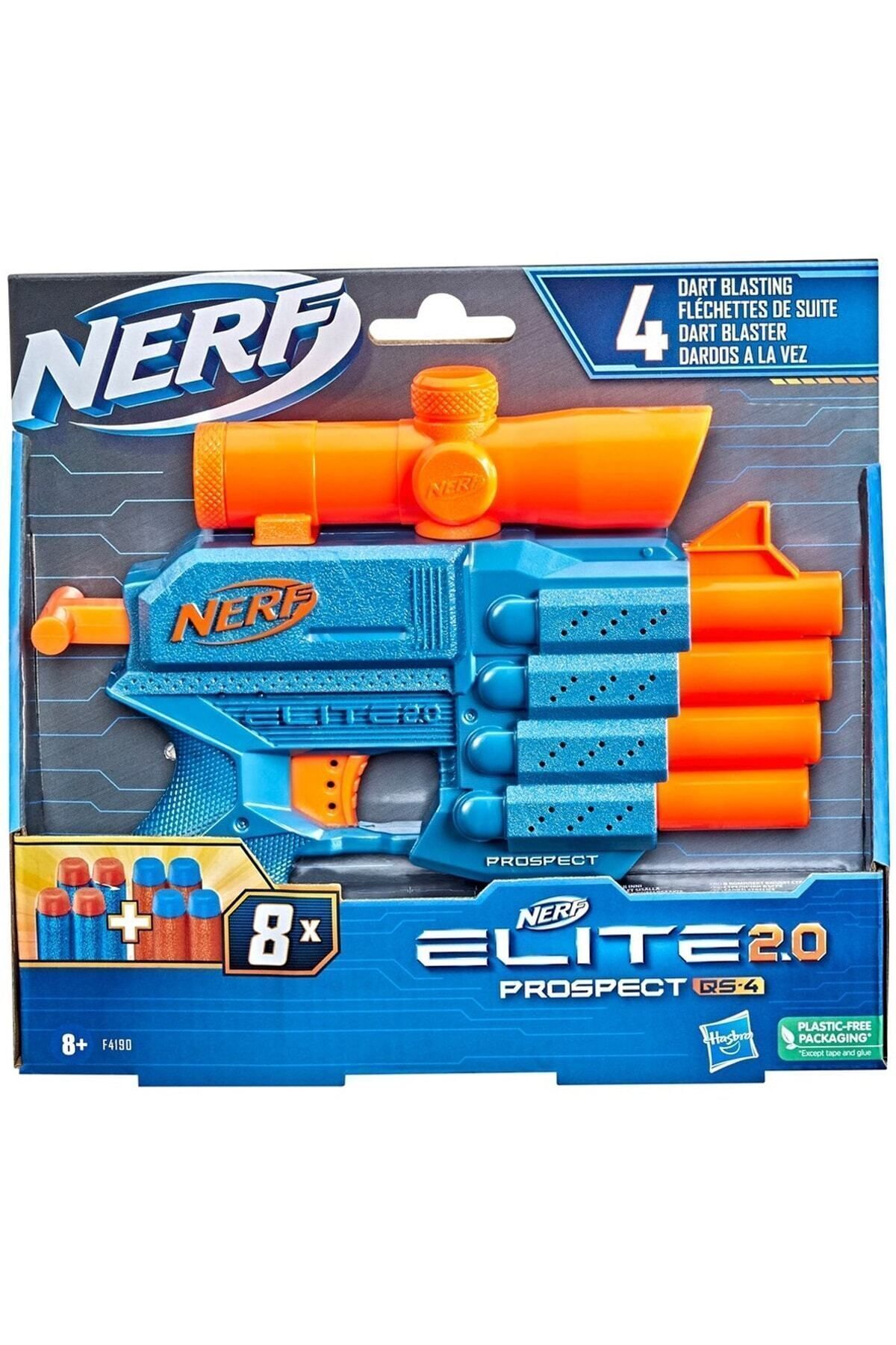 Hasbro-Nerf Elite 2.0 Prospect Qs 4 - 22 Cm 8 Darts Nerf Darts 8 F4190 1