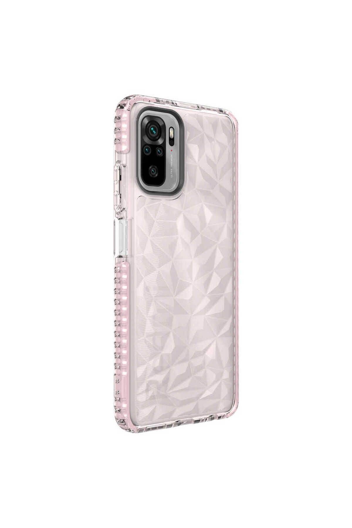 gaappy Iceberg Serisi Xiaomi Redmi Note 10S Pembe Kapak