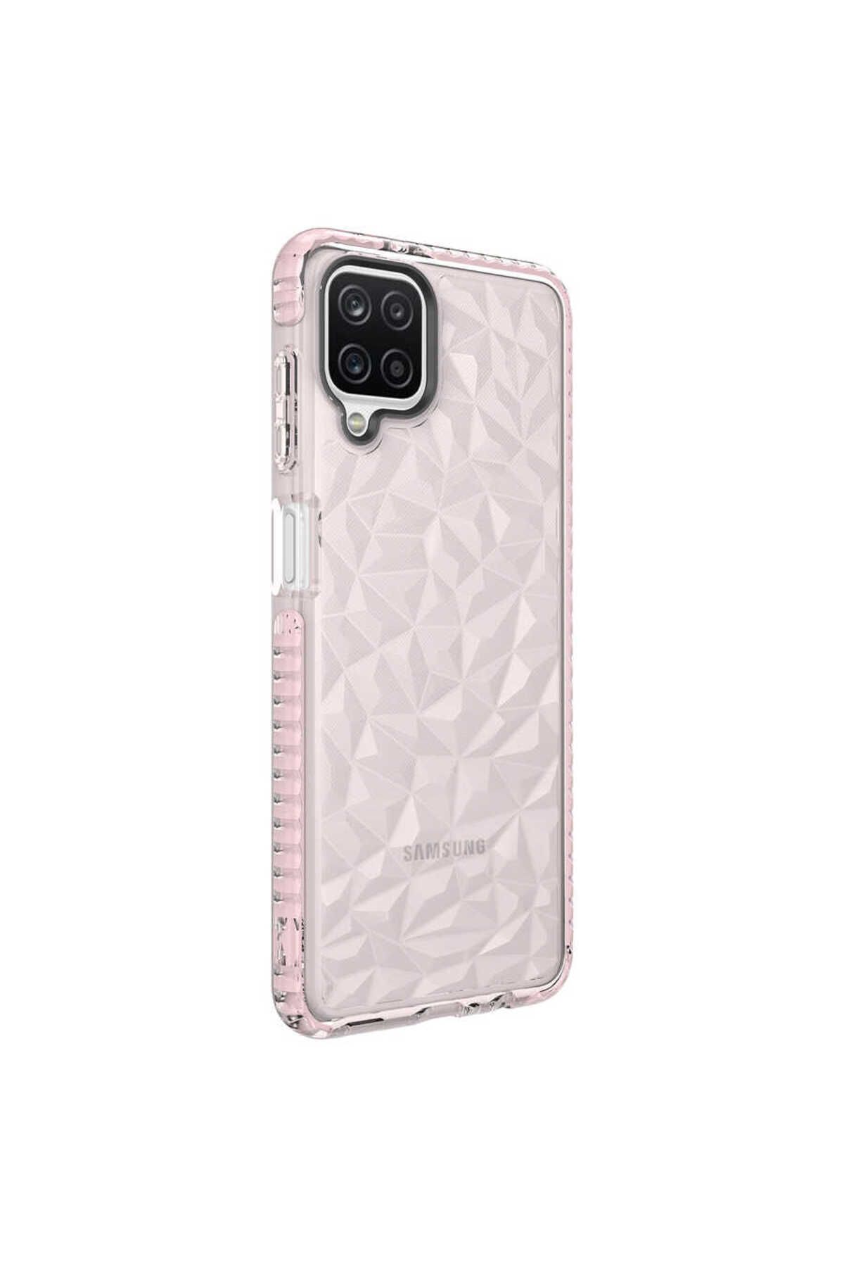 gaappy Iceberg Serisi Samsung Galaxy A12 Pembe Kapak