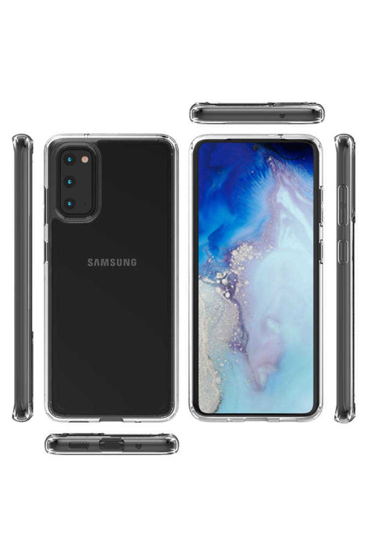 gaappy Boss Serisi Samsung Galaxy S20 Şeffaf Kapak