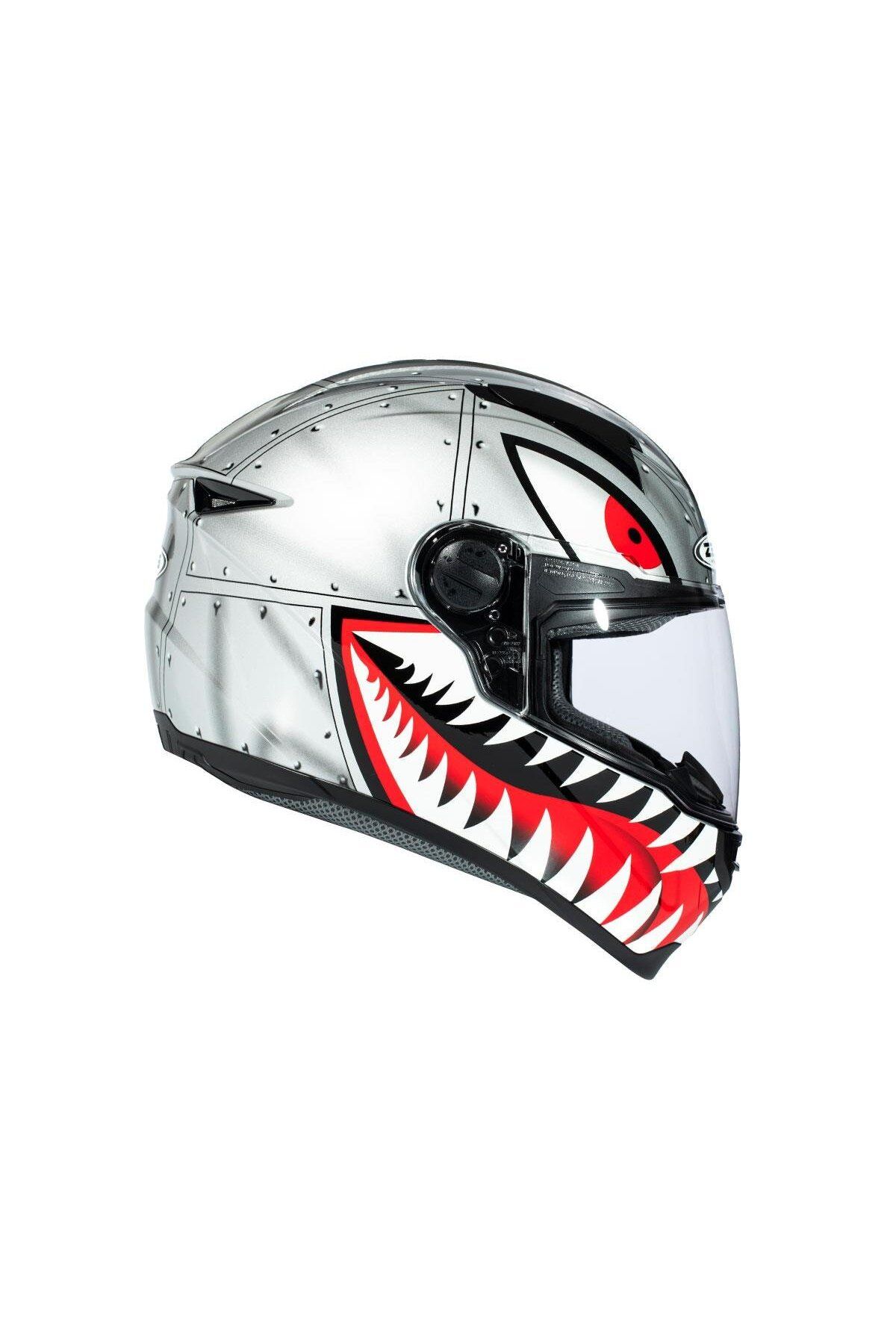 ZEUS ZS-811A AL-38 Slv Black Kapalı Kask