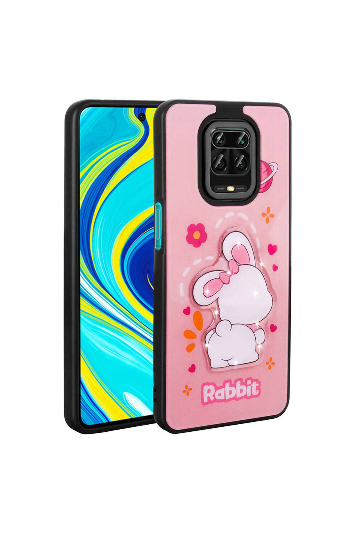 gaappy Pamas Serisi Xiaomi Redmi Note 9 Pro Pembe Kapak