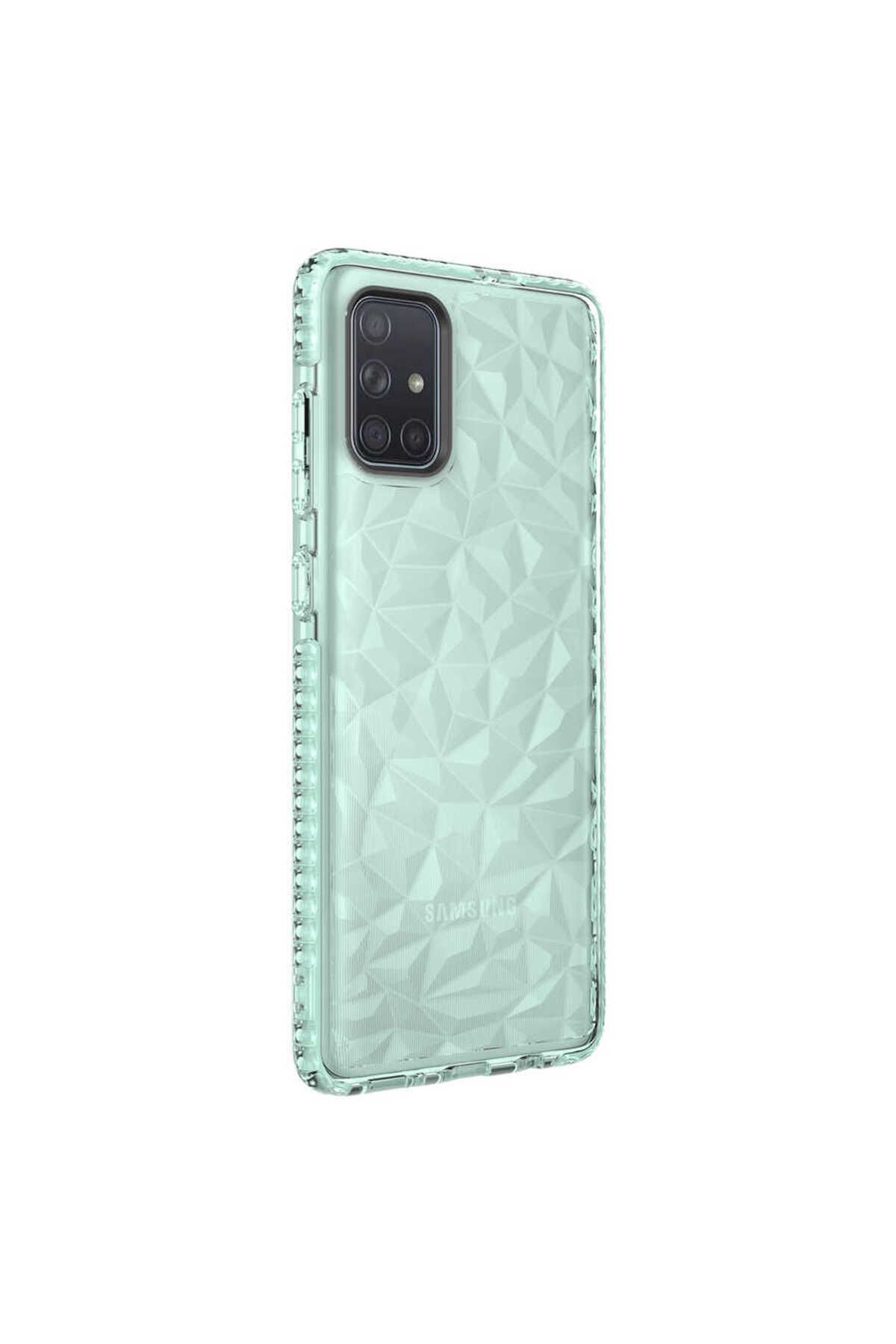 gaappy Iceberg Serisi Samsung Galaxy A71 Yeşil Kapak
