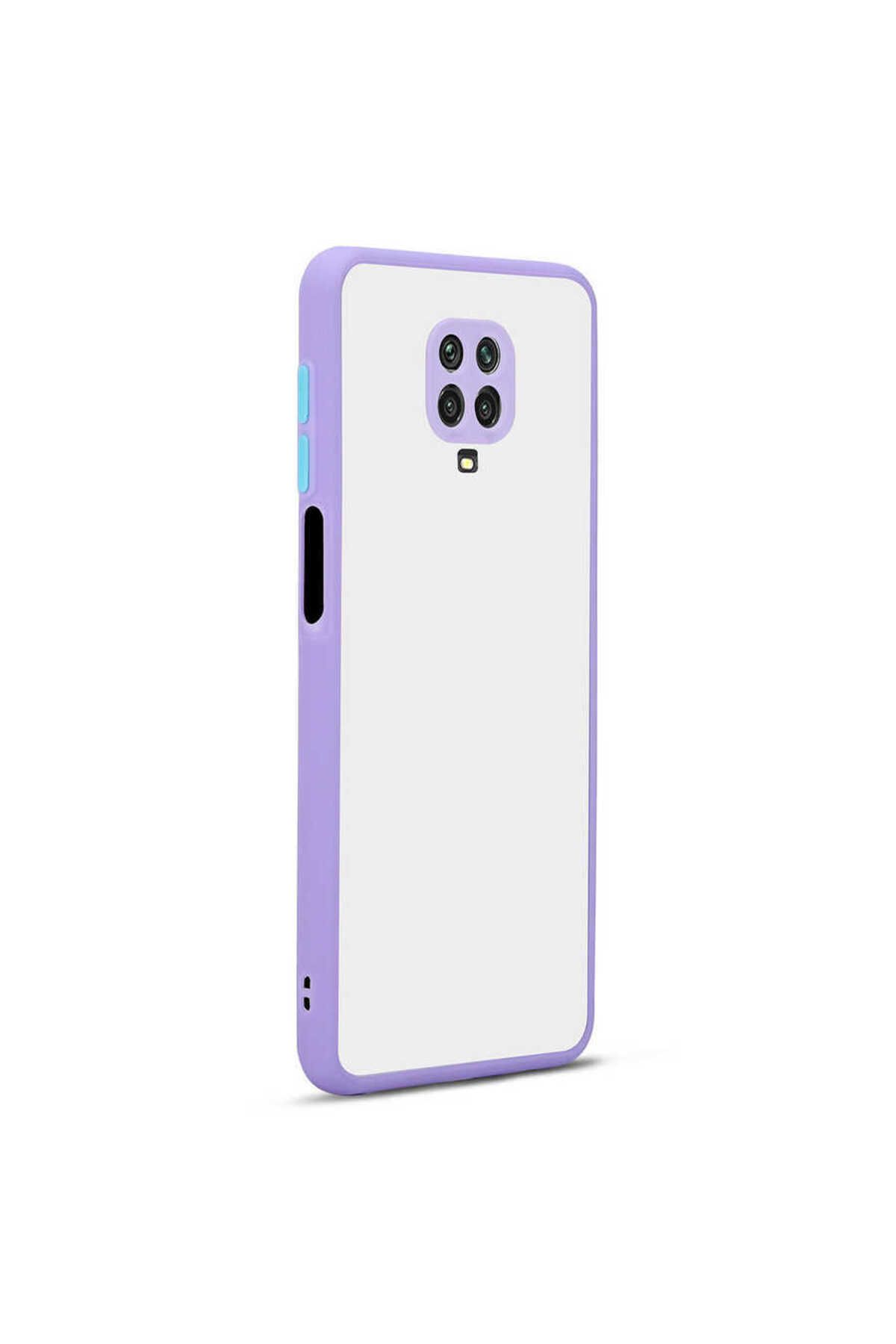 gaappy Hod Serisi Xiaomi Redmi Note 9S Lila - Mavi Kapak