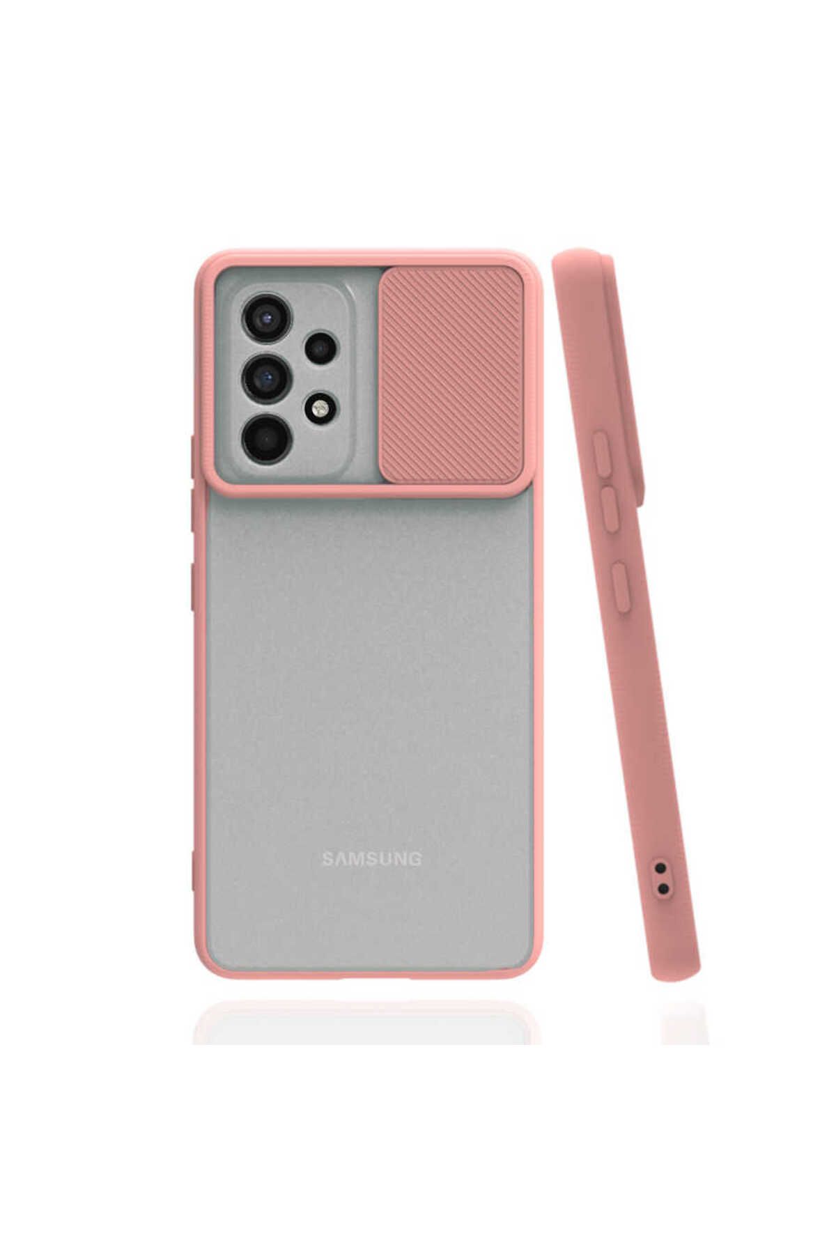 gaappy Nelsi Serisi Samsung Galaxy A53 5G Pembe Açık Kapak