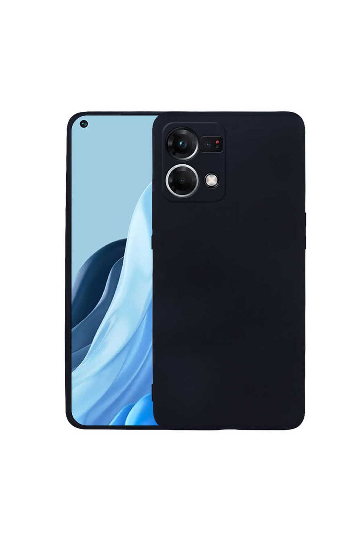 ELSAH Oppo Reno 7 4G Uyumlu Kılıf Esnek ve Darbe Emici Renkli Koruyucu Kapak