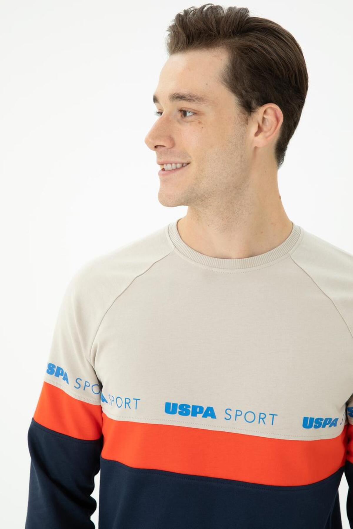 سویشرت مردانه یقه گرد | یو اس پولو U.S. Polo Assn. G081SZ082.000.1667332 TR - تصویر 5