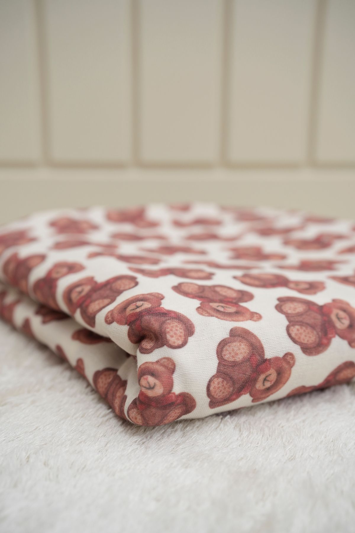 Tuğba Kuğu-Printed Muslin Fabric |   Lovely Bear 3