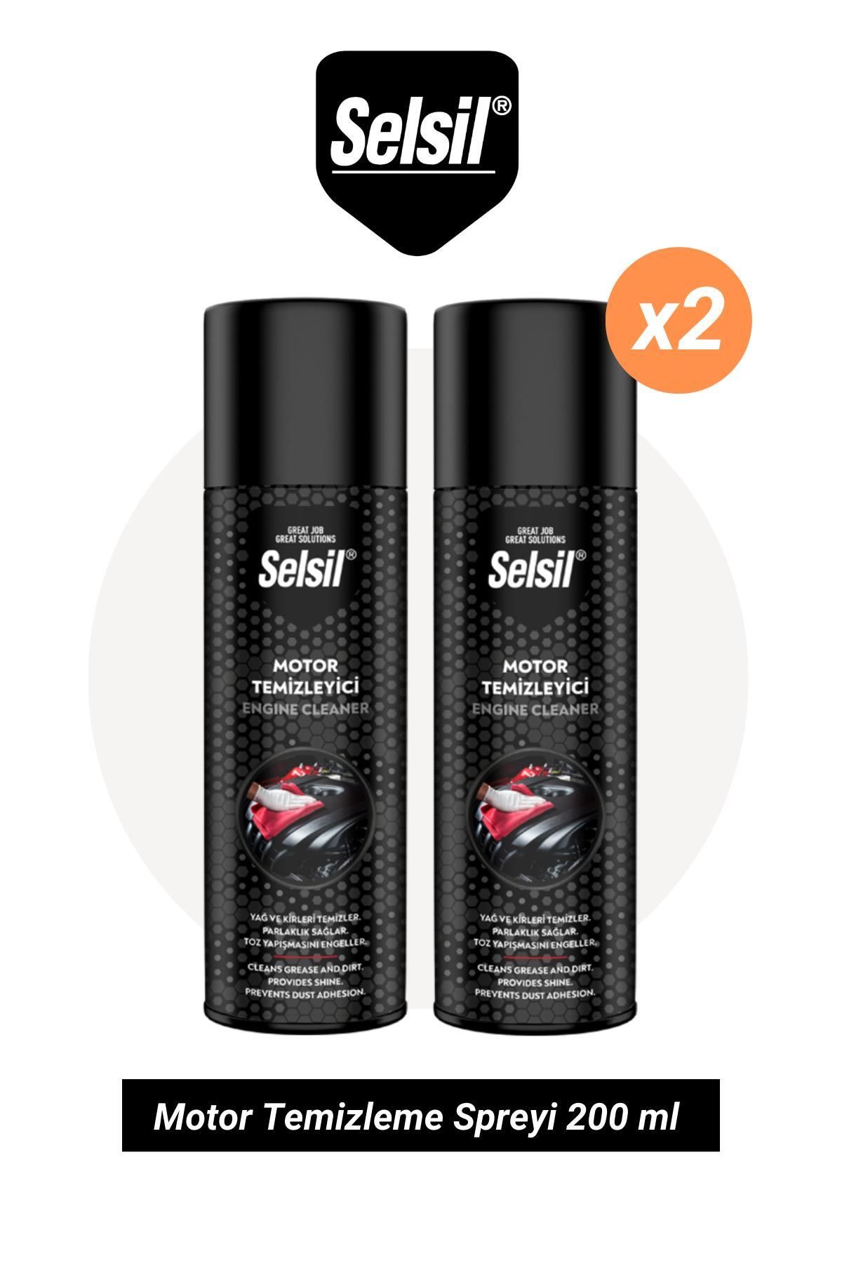 Selsil Motor Temizleme Spreyi 200ml x 2 Adet