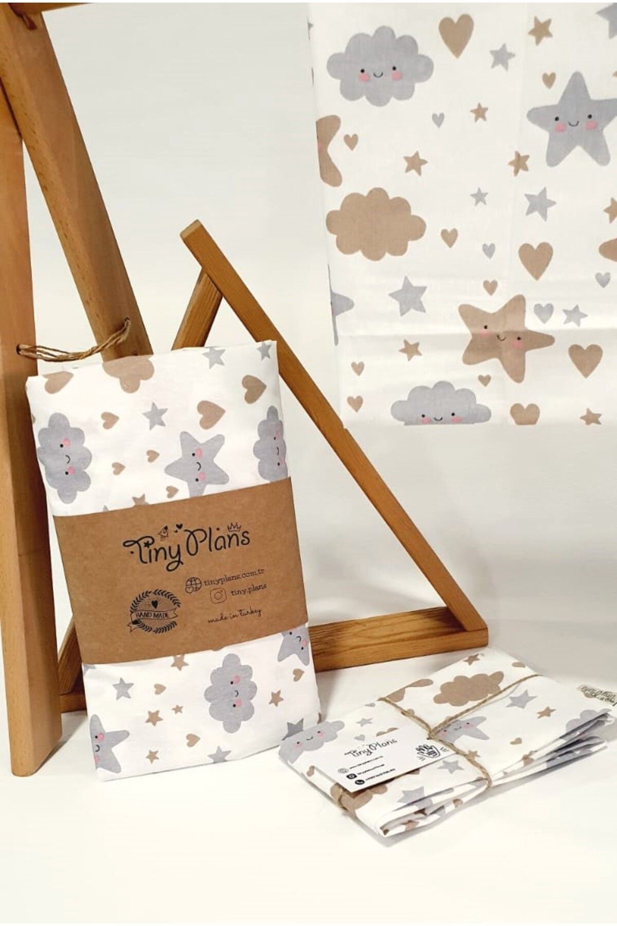 tiny plans-Single Elastic Sheet-Pillowcase Set 8