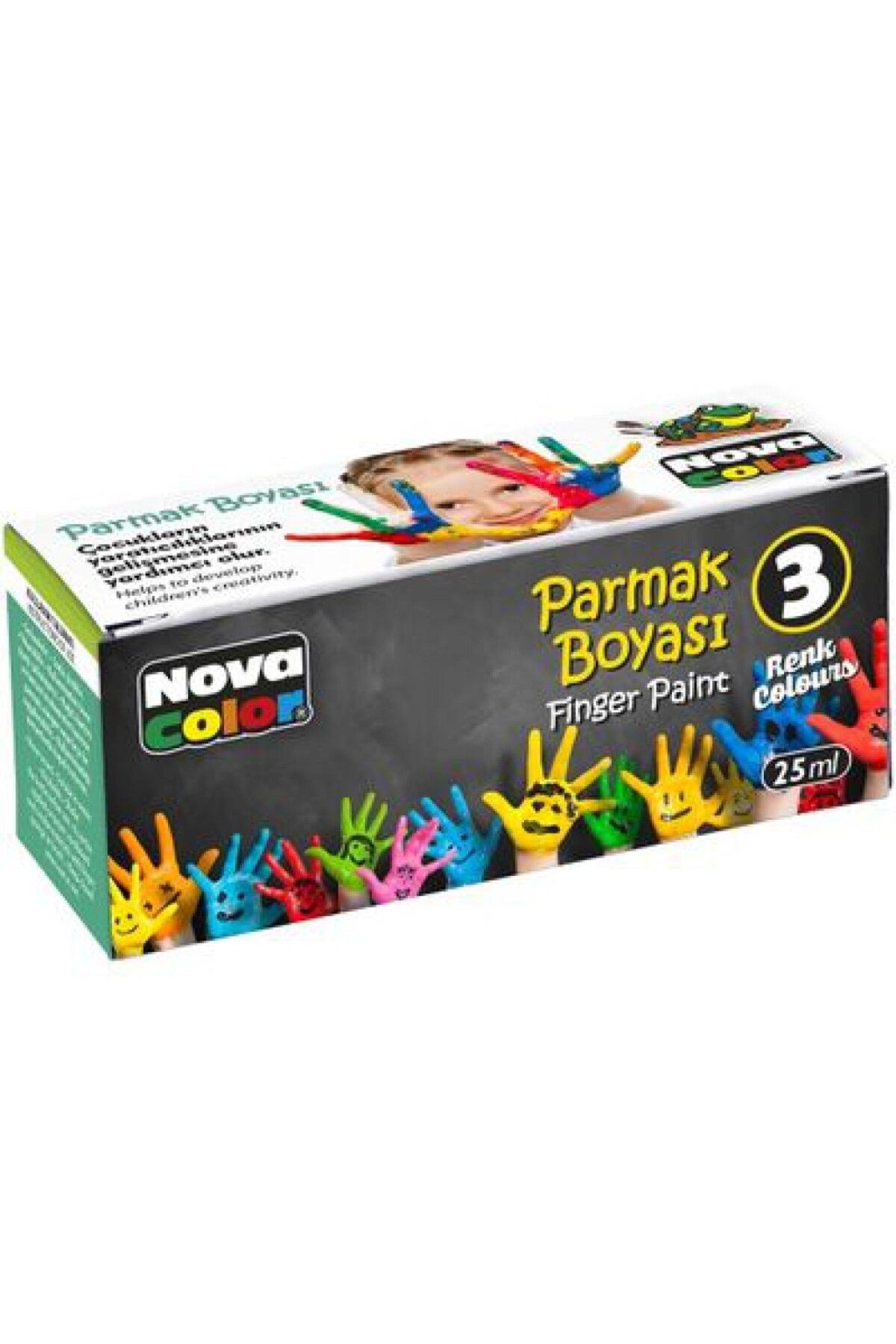 Nova Color PARMAK BOYASI 25CC 3 LÜ NC137